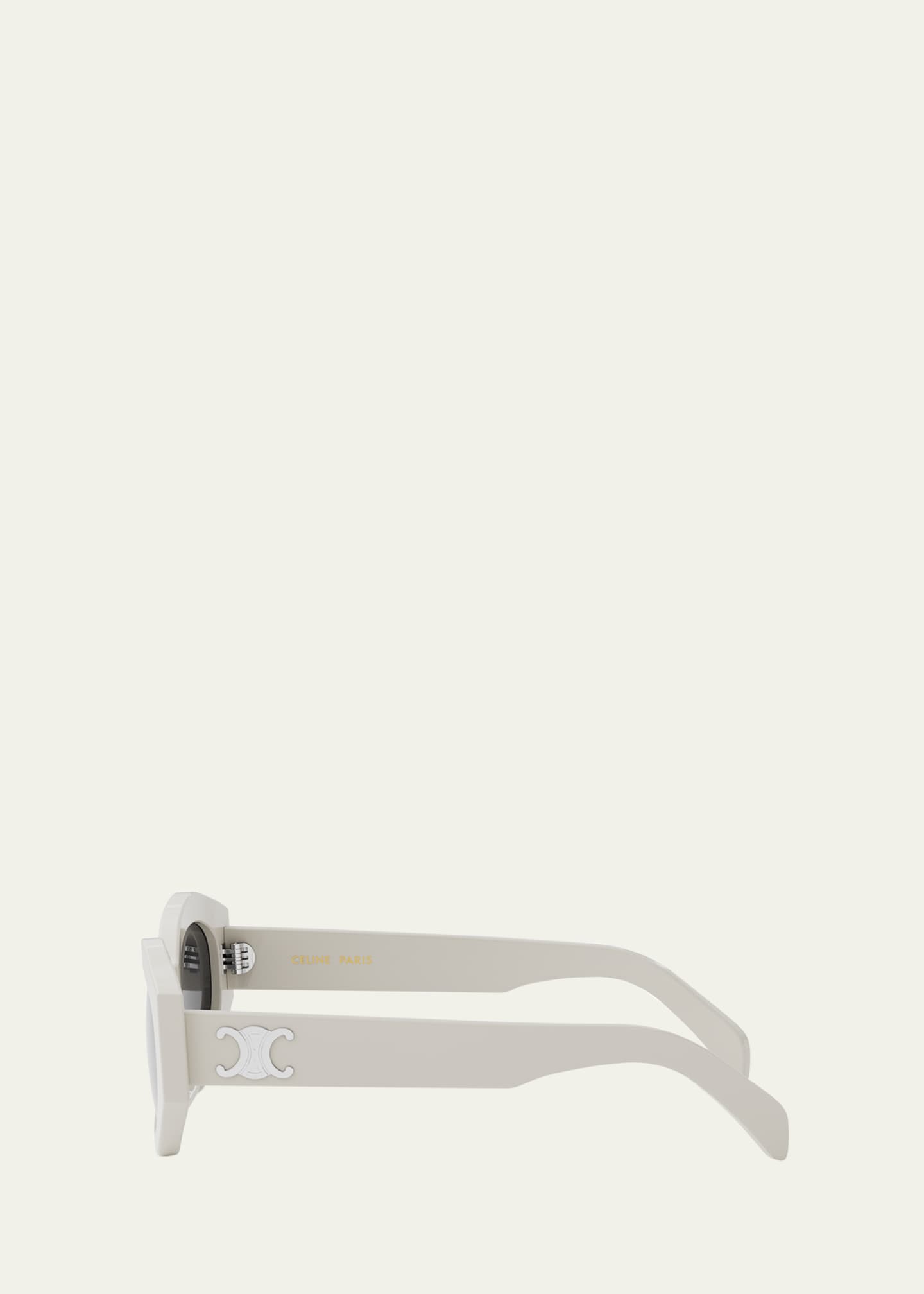 Celine Triomphe Acetate Oval Sunglasses Image 3 of 3