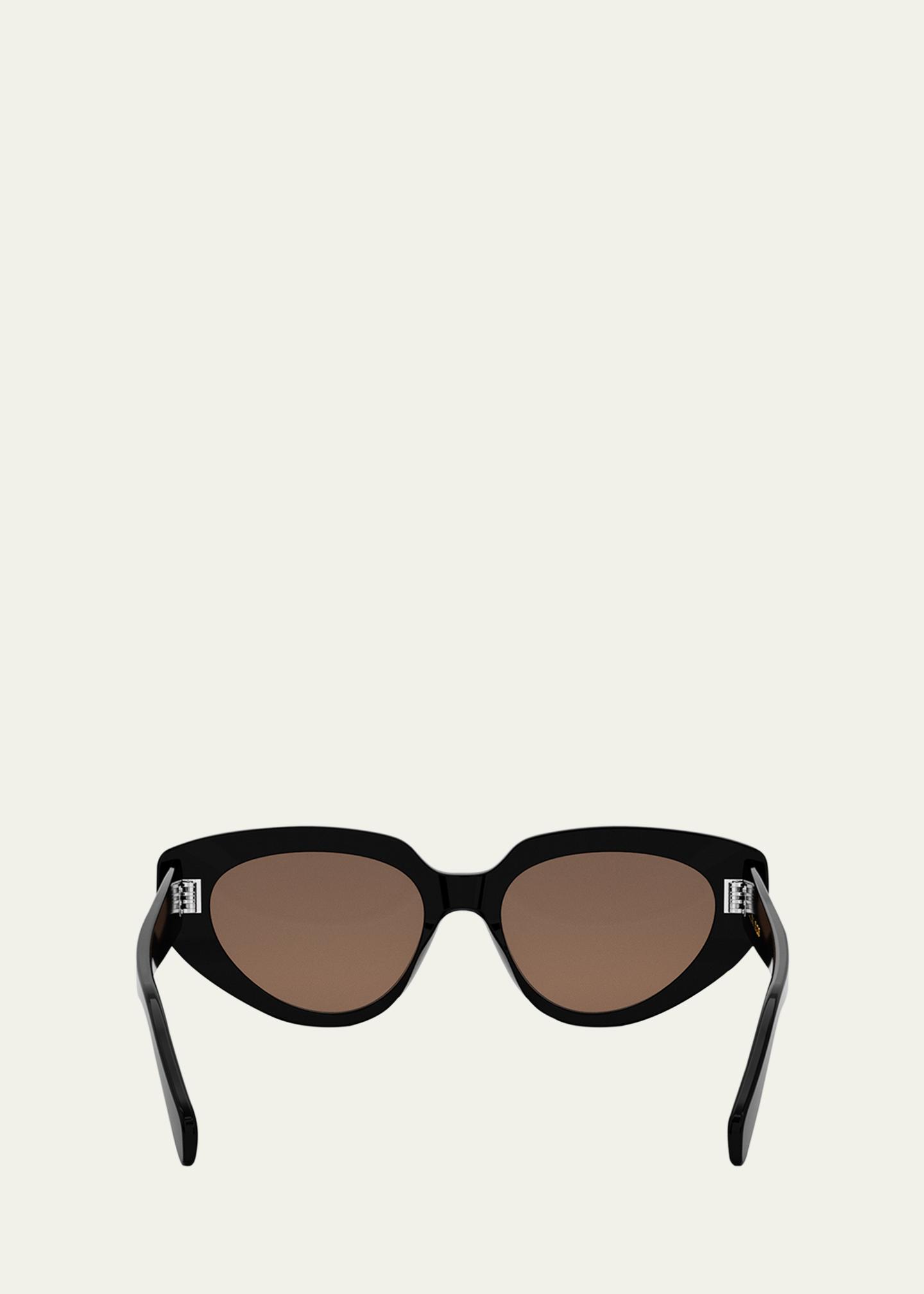 CELINE Bold 3 Dots Acetate Cat-Eye Sunglasses - Bergdorf Goodman display picture 3