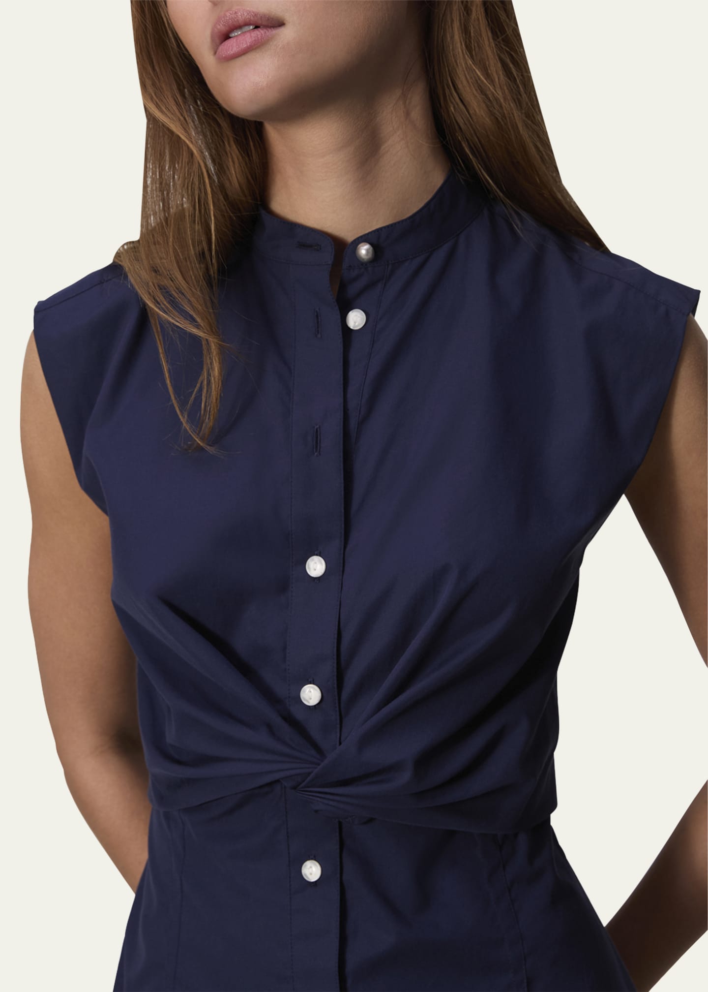 Rag & Bone Louisa Sleeveless Poplin Mini Dress Image 5 of 5