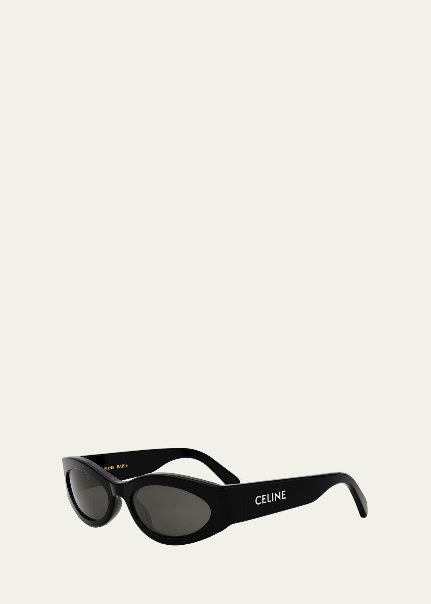 サングラス Celine Eyewear Monochroms oval sunglasses Monochroms oval sunglasses in black - Celine Eyewear | Mytheresa