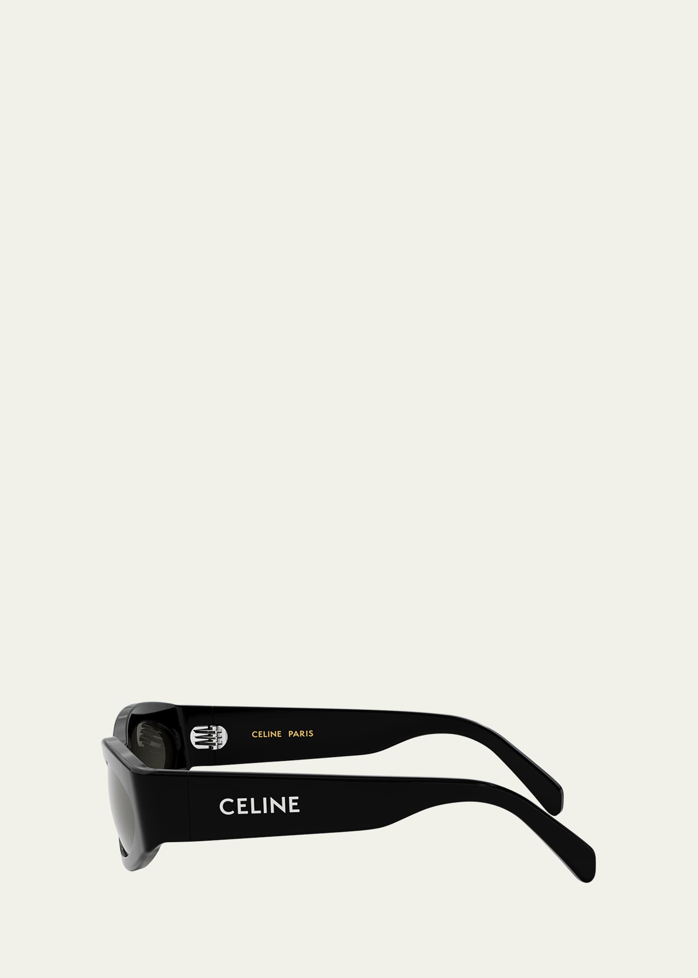 Celine Men's Monochroms Acetate Oval Sunglasses - Bergdorf Goodman