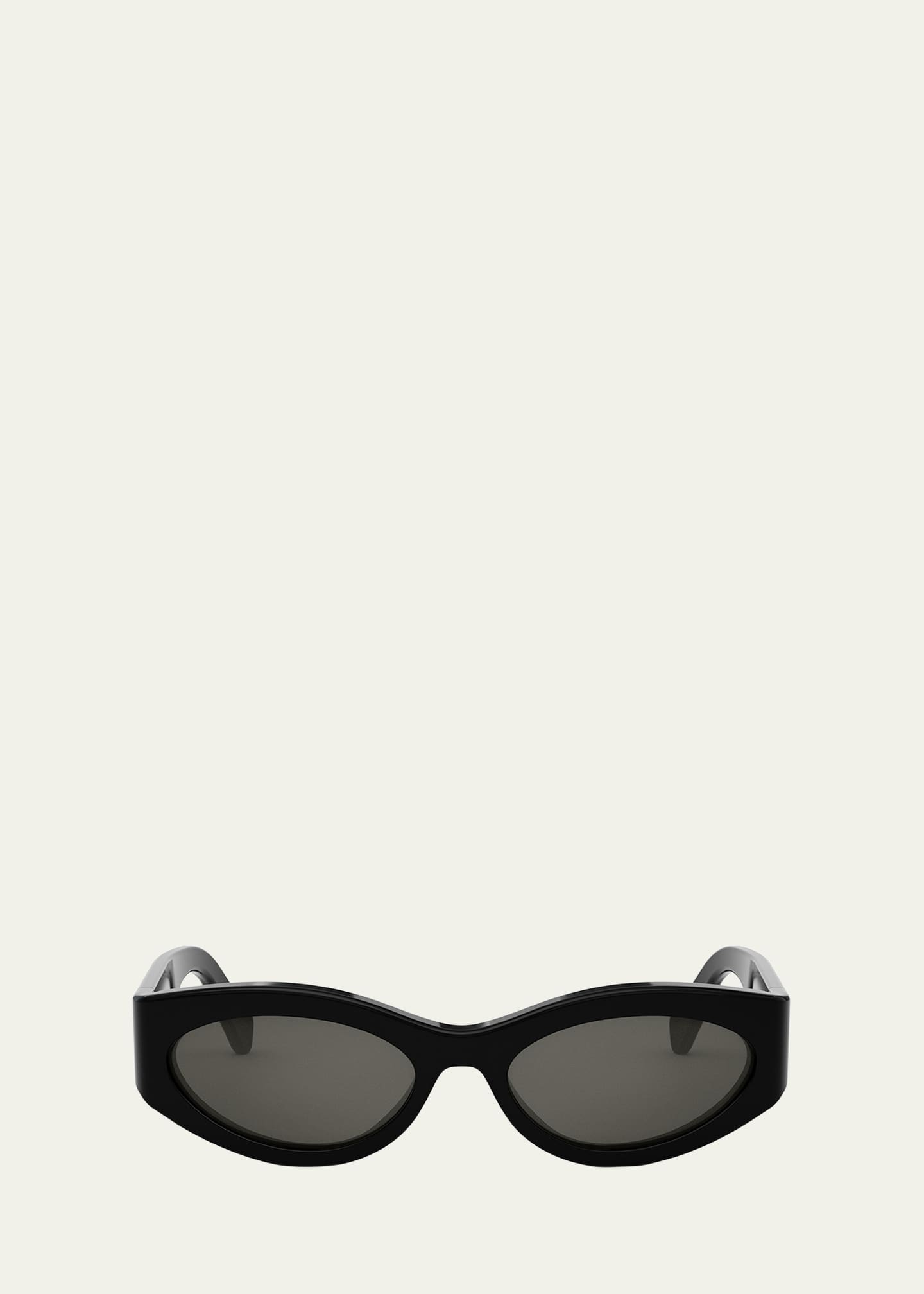 Celine Men's Monochroms Acetate Oval Sunglasses - Bergdorf