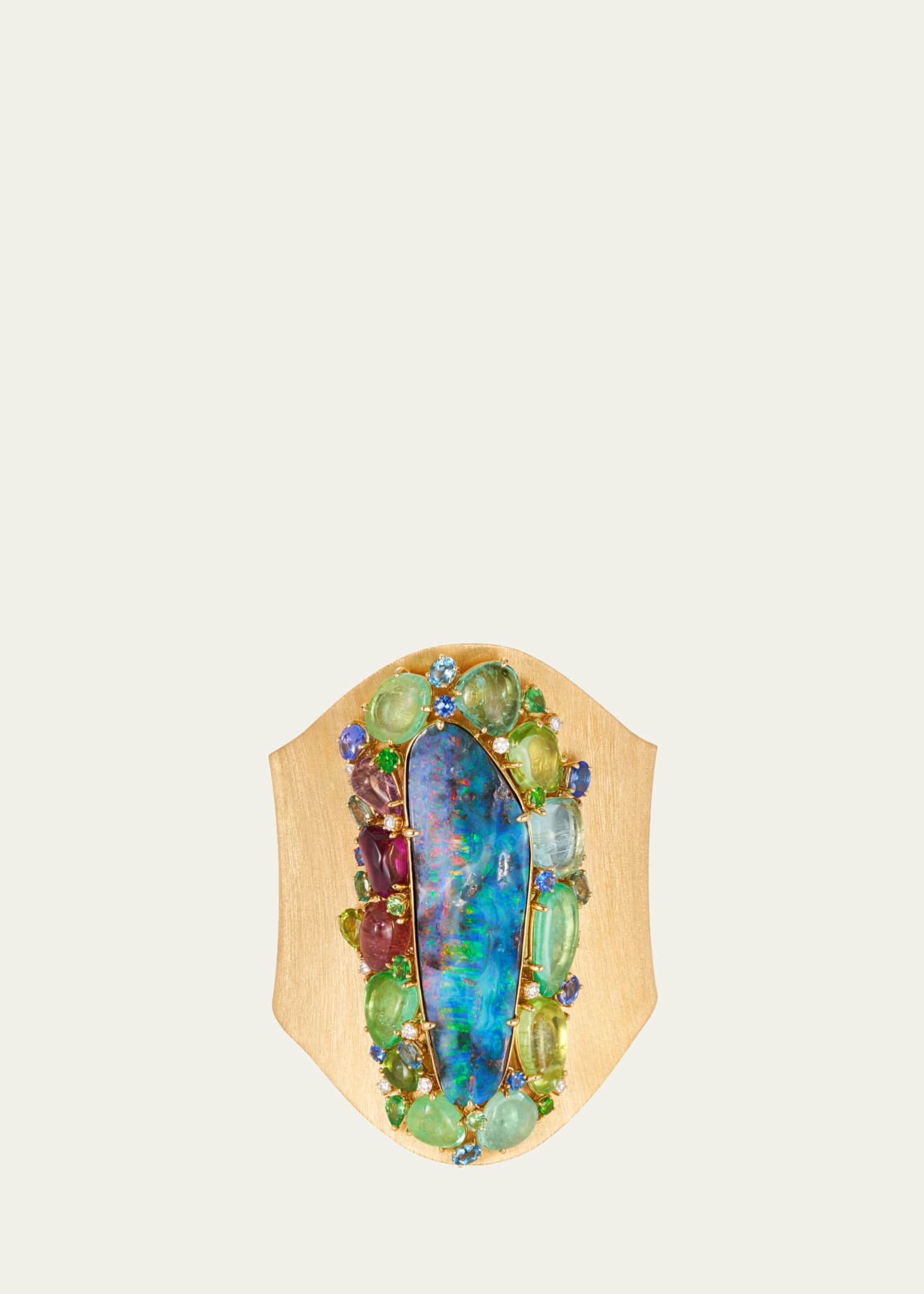 Margot McKinney Jewelry Opal and Mixed Stone Cuff Bracelet