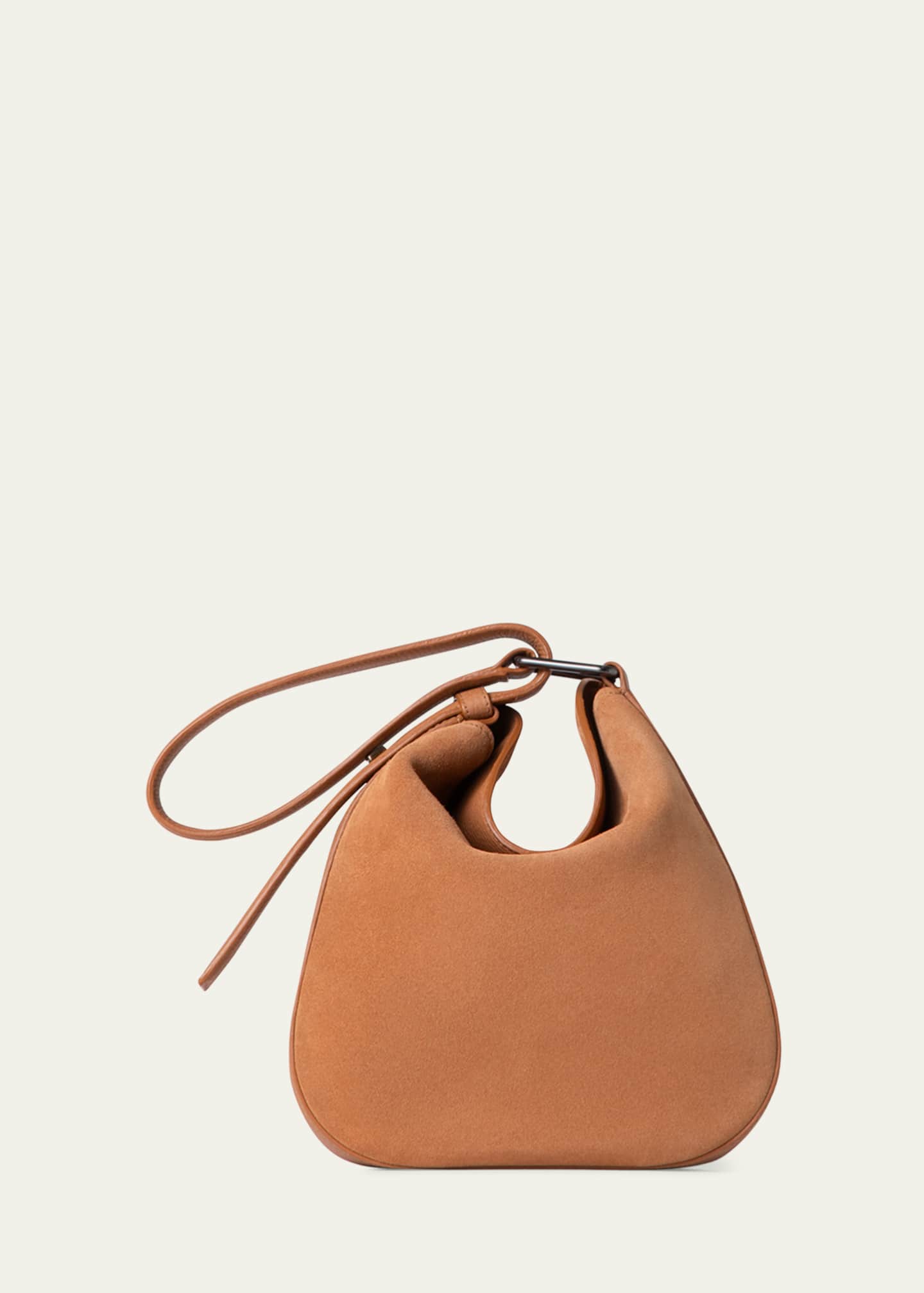Akris Anna Little Suede Hobo Bag Image 2 of 3