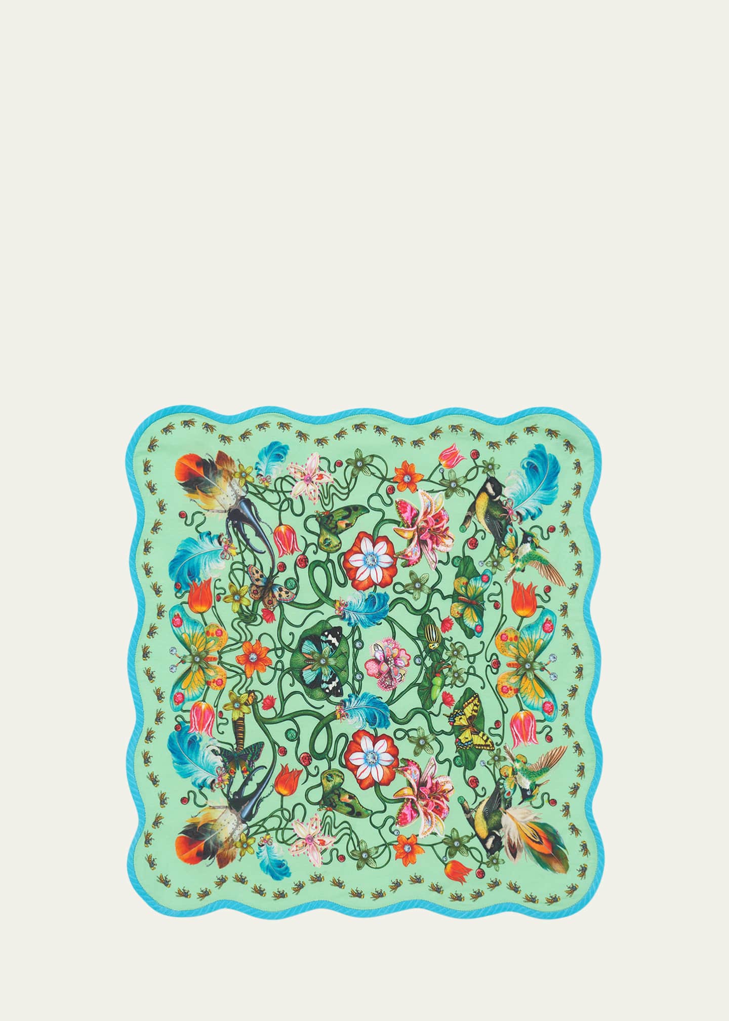 Elizabeth Hayt Green Gone Wild Dinner Napkin Image 1 of 2