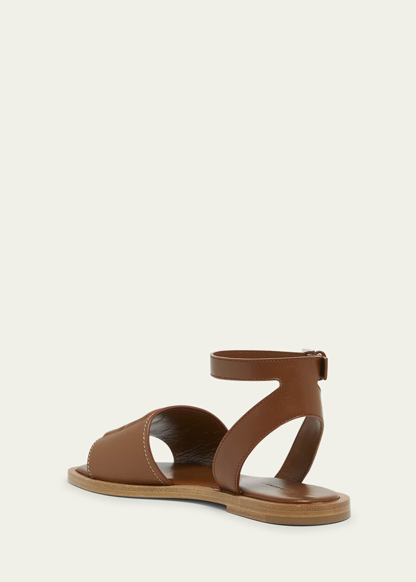Givenchy 4G Leather Ankle-Strap Sandals Image 4 of 5