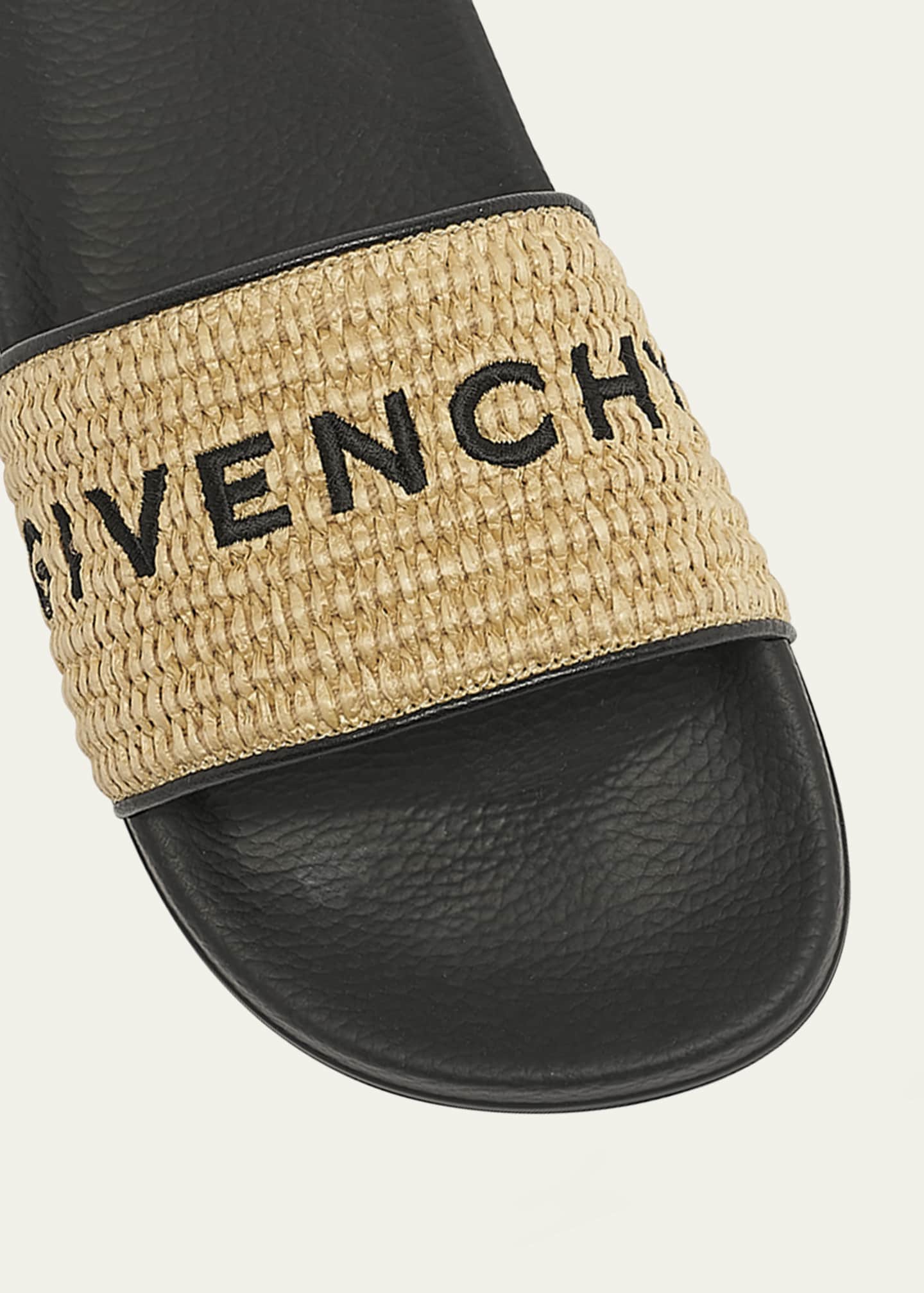 Givenchy Embroidered Logo Flat Resort Sandals Image 5 of 5