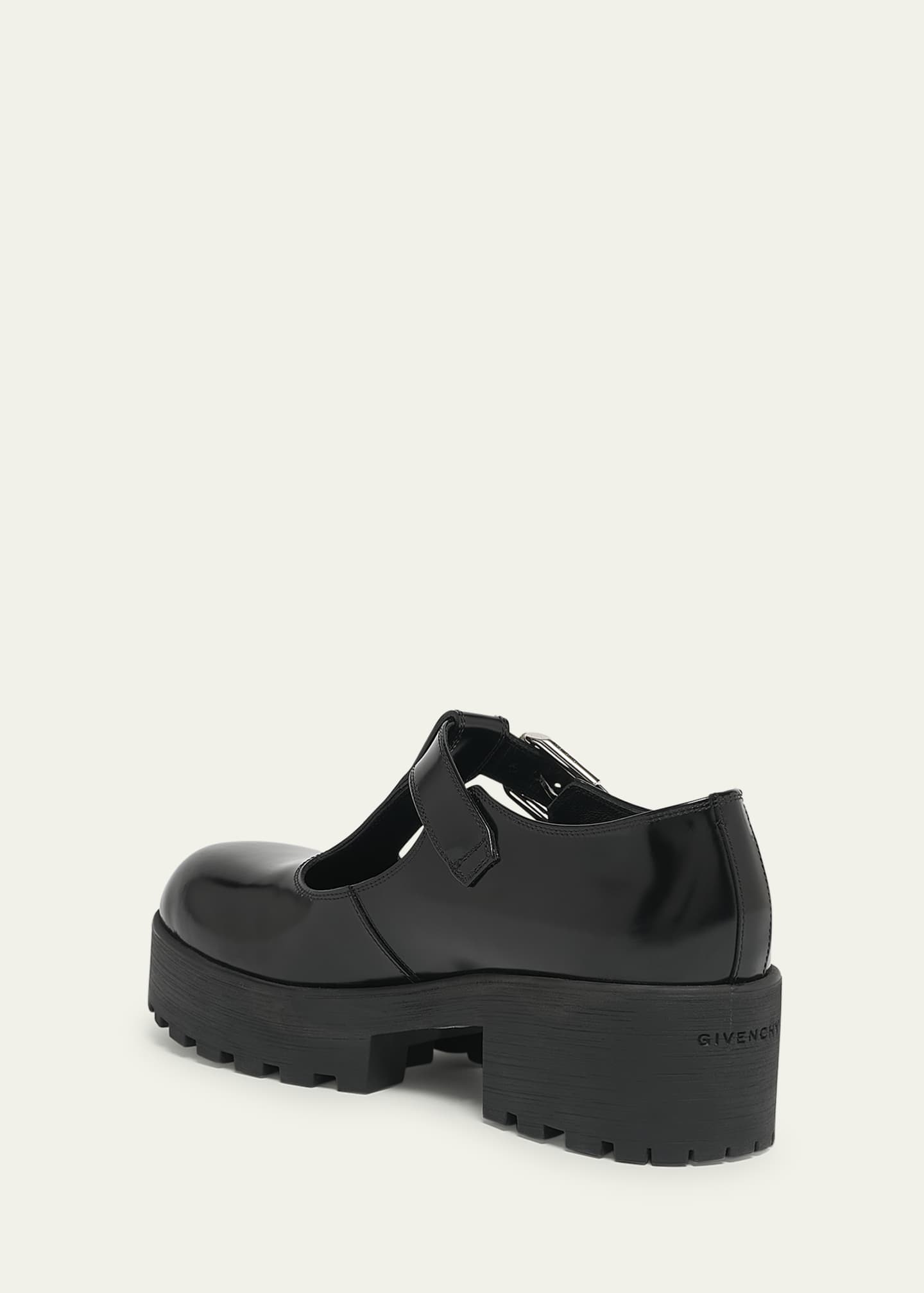 Givenchy Voyou Baby Leather Mary Jane Loafers Image 4 of 5