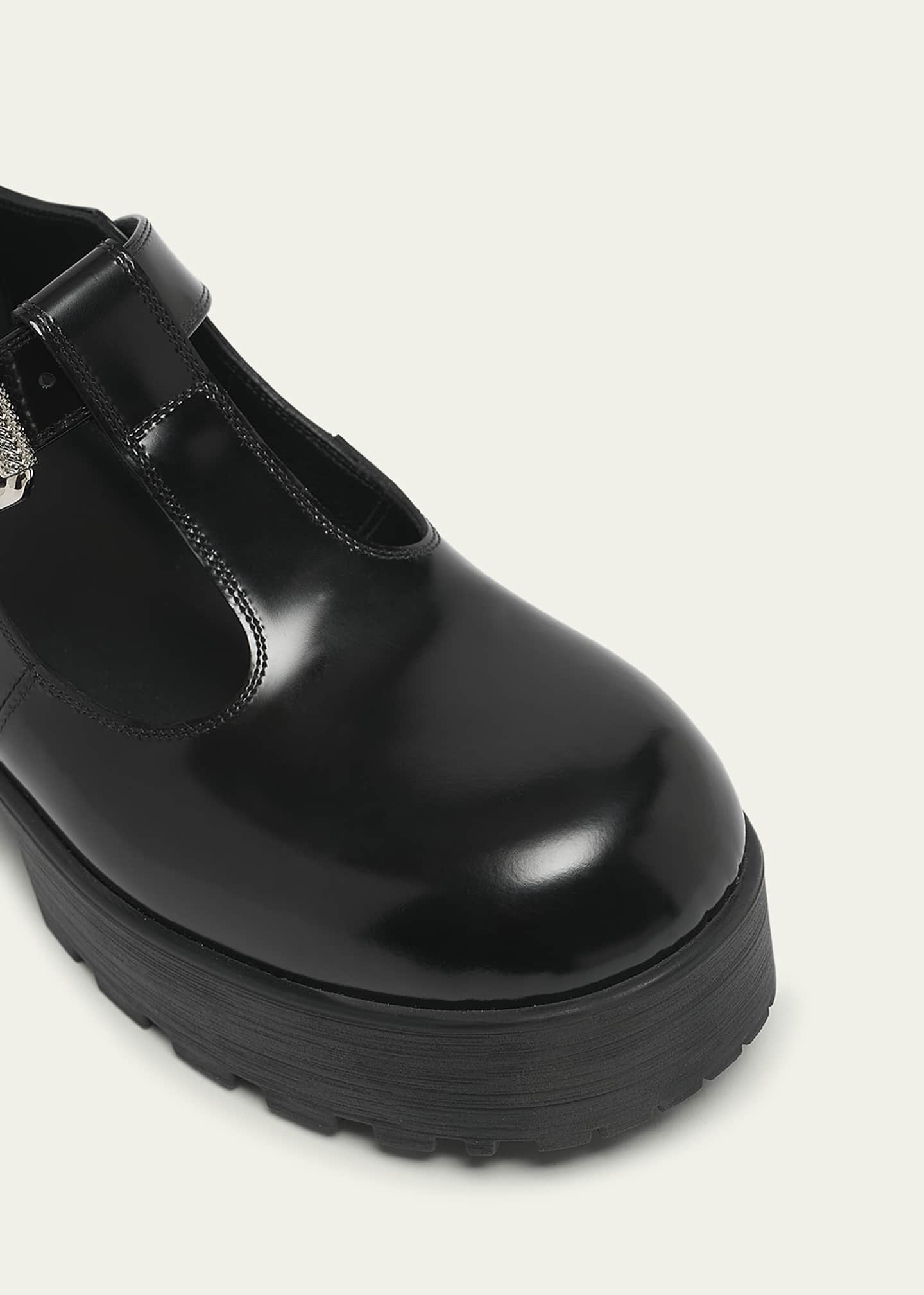 Givenchy Voyou Baby Leather Mary Jane Loafers Image 5 of 5