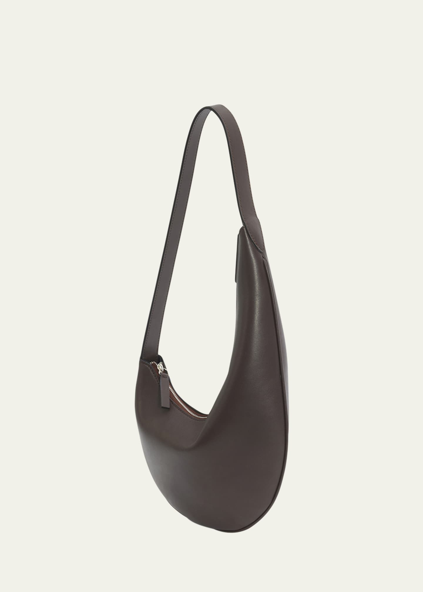 Aesther Ekme Lune Mini Zip Calfskin Hobo Bag Image 2 of 3