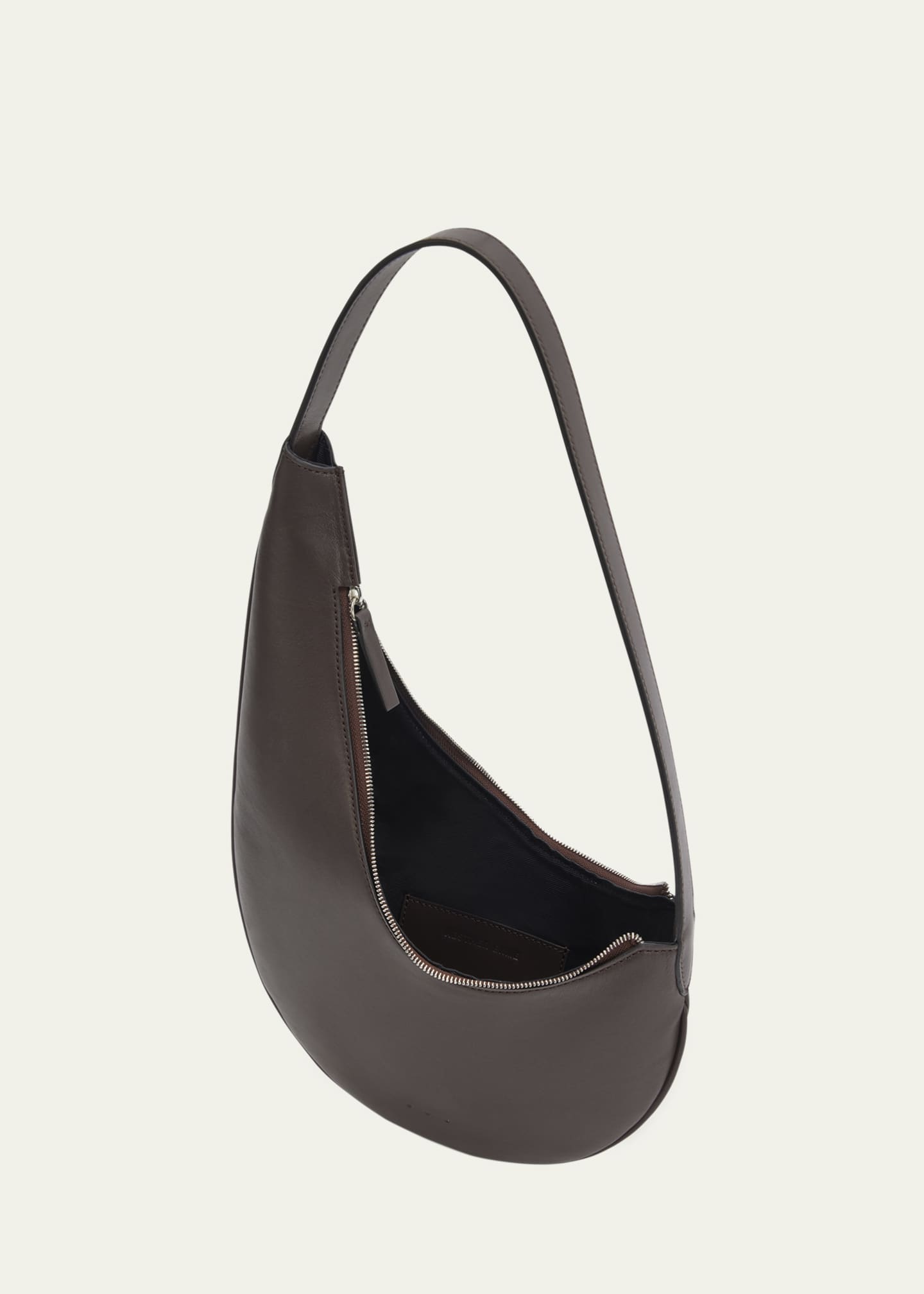 Aesther Ekme Lune Mini Zip Calfskin Hobo Bag Image 3 of 3