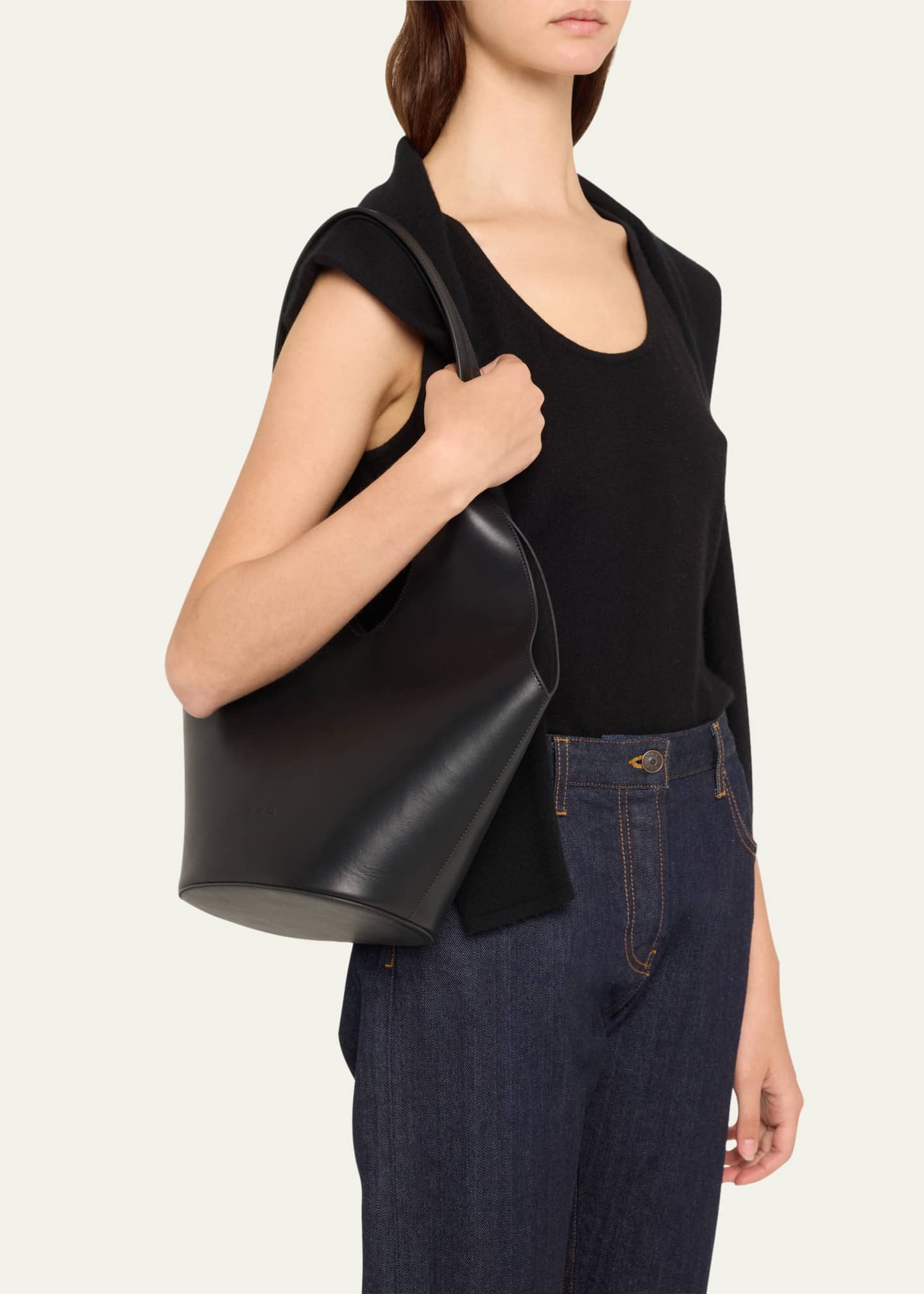 Aesther Ekme Phantom Bucket Leather Bag