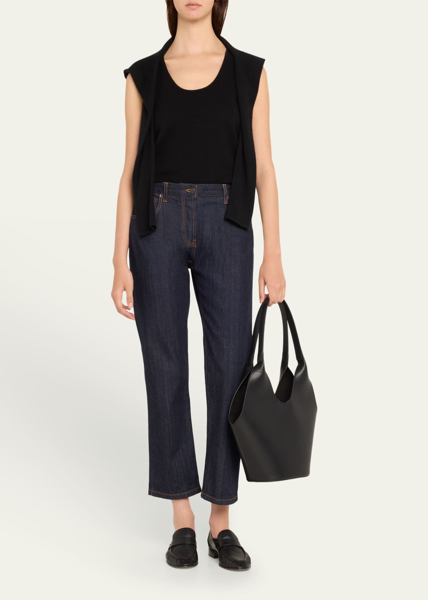 Aesther Ekme Phantom Smooth Calfskin Bucket Bag - Bergdorf