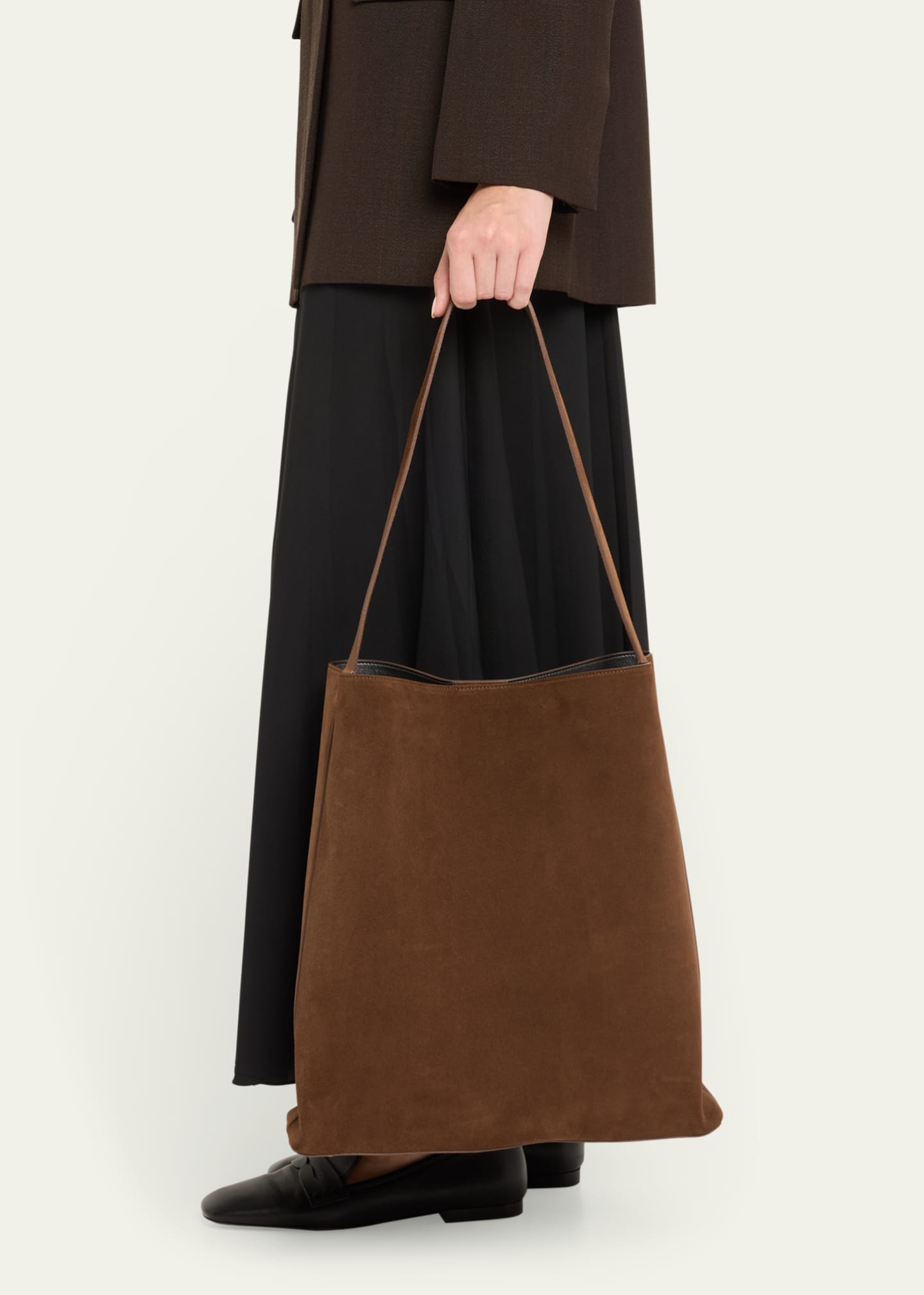 Aesther Ekme Sac Calfskin Suede Shoulder Bag Image 2 of 6