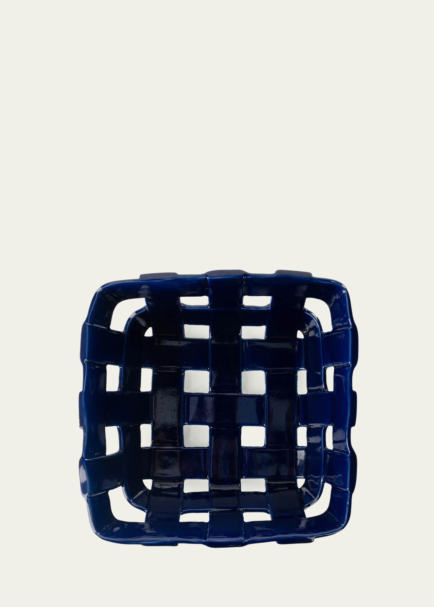 Maison Pichon Uzes Carlie Rectangular Ceramic Basket Image 2 of 3