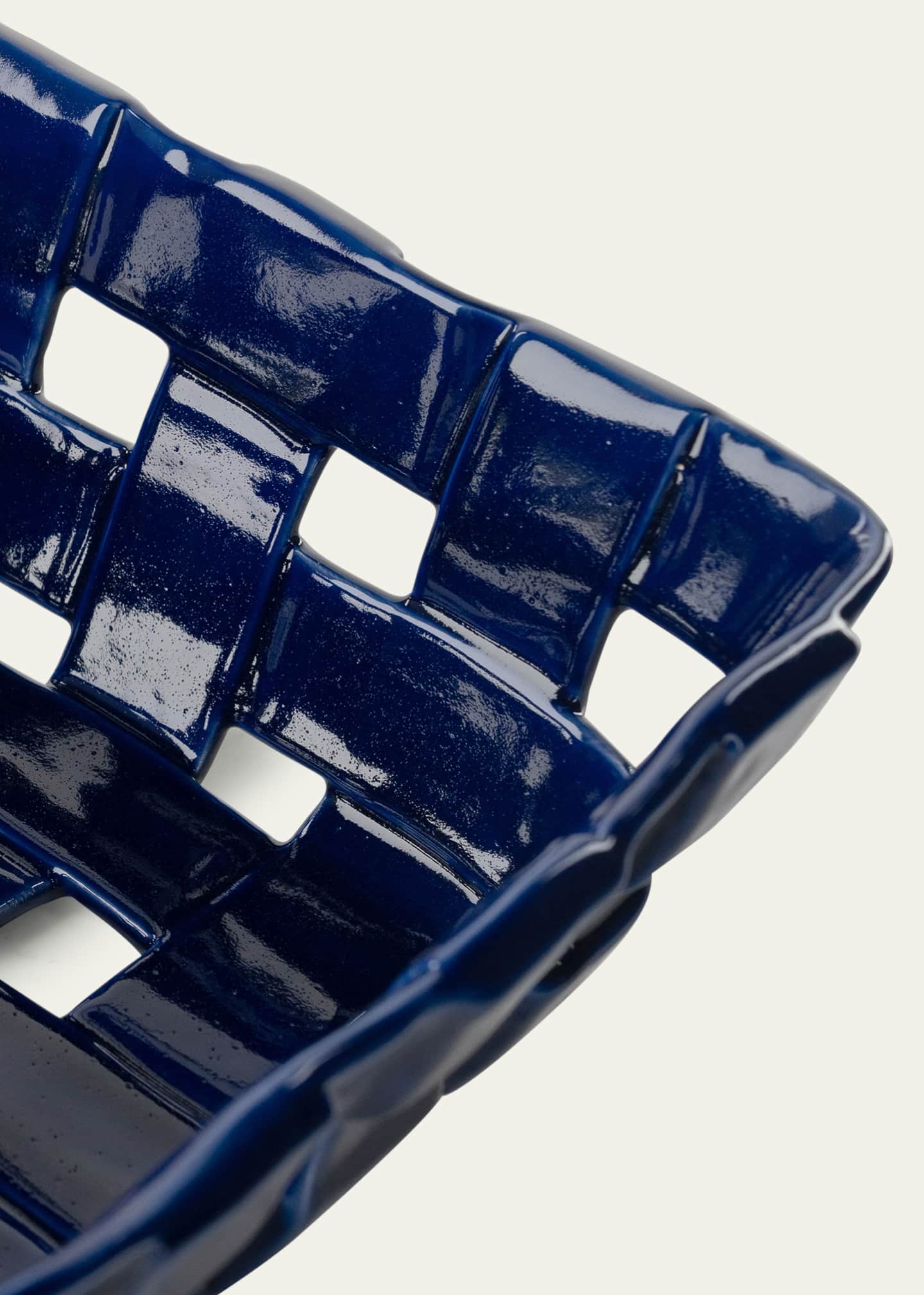 Maison Pichon Uzes Carlie Rectangular Ceramic Basket Image 3 of 3