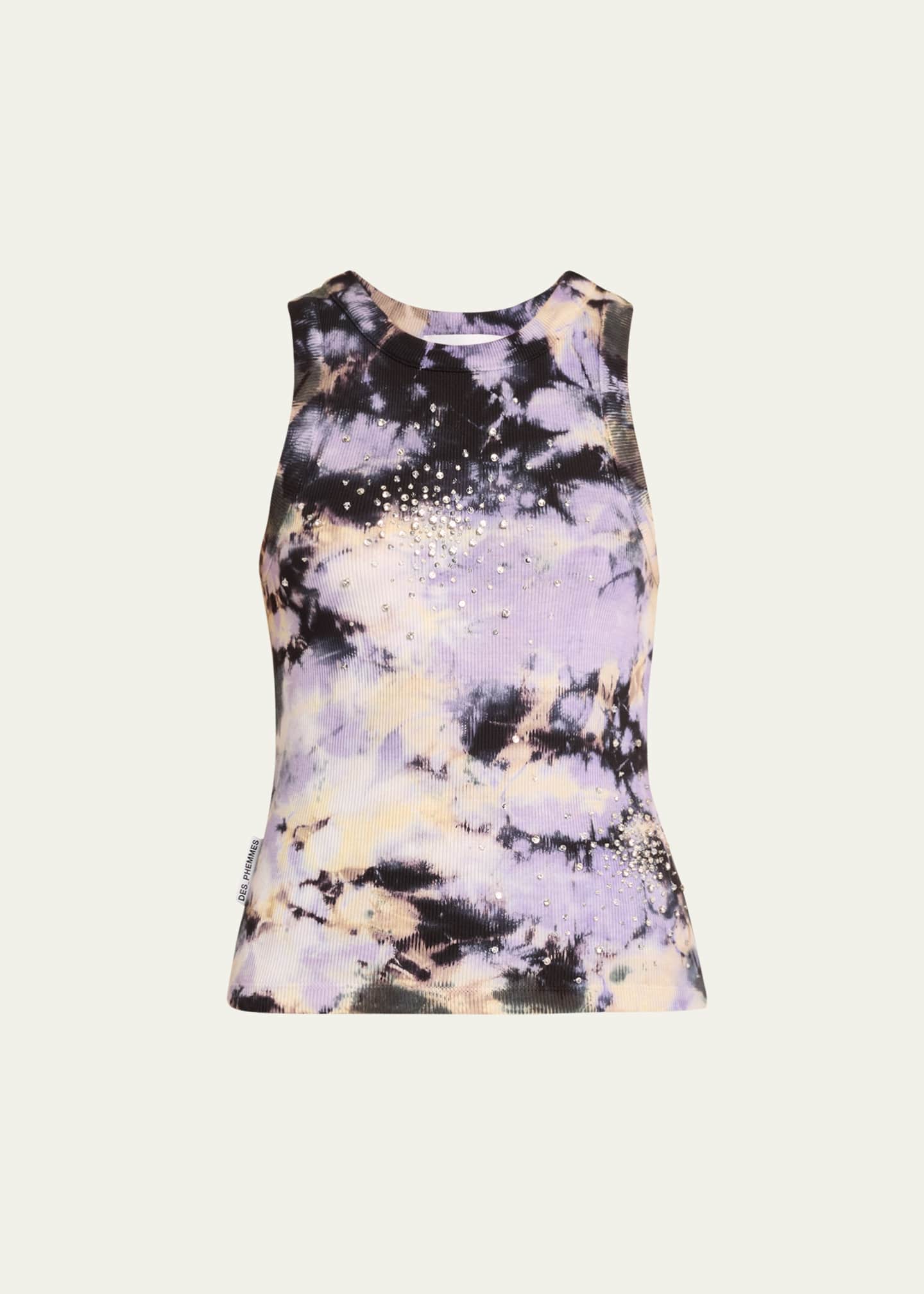 Des Phemmes Tie-Dye Tank Top Image 1 of 5