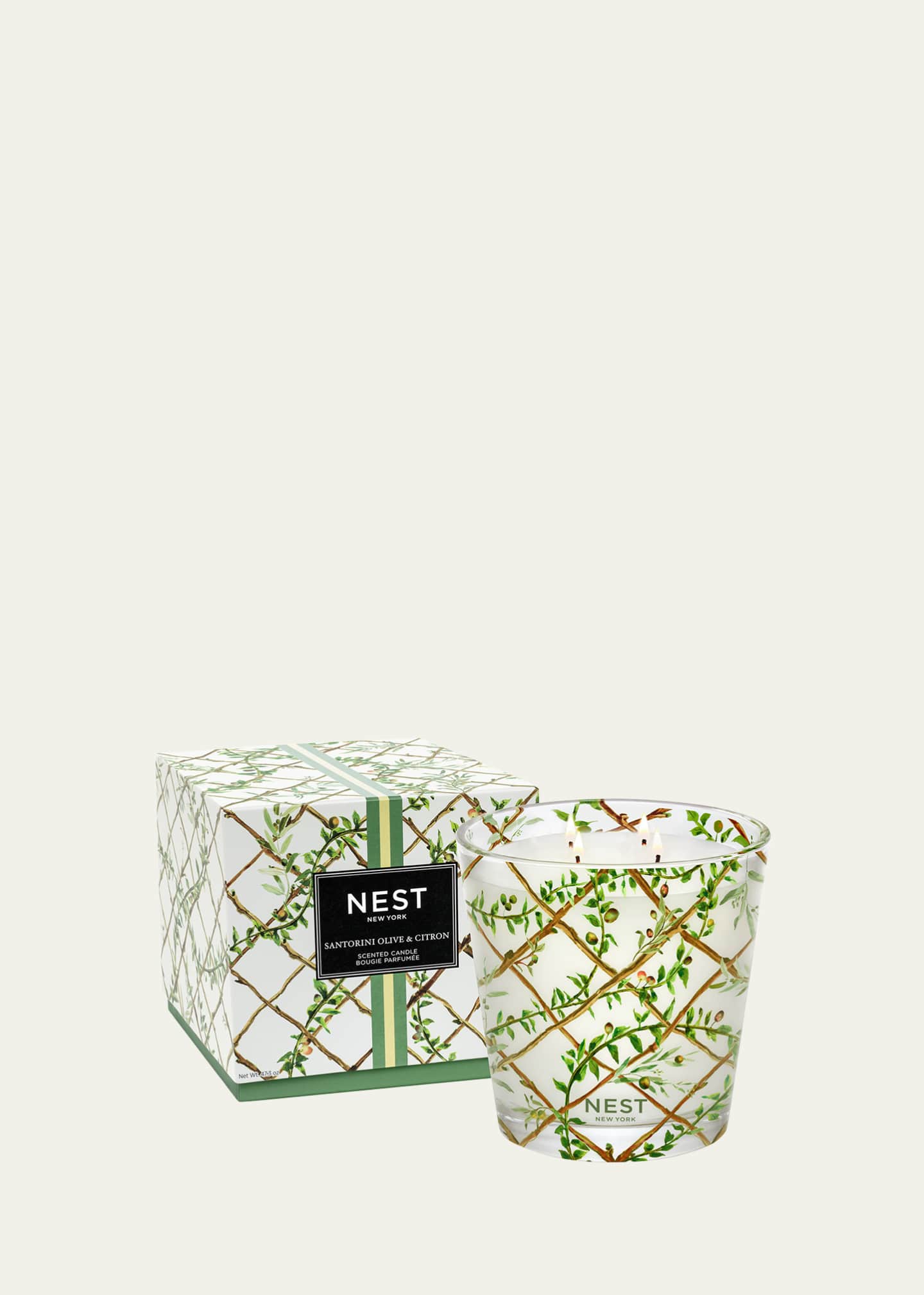 NEST New York Santorini Olive & Citron Luxury 4-Wick Specialty Candle, 1.34 kg Image 1 of 2