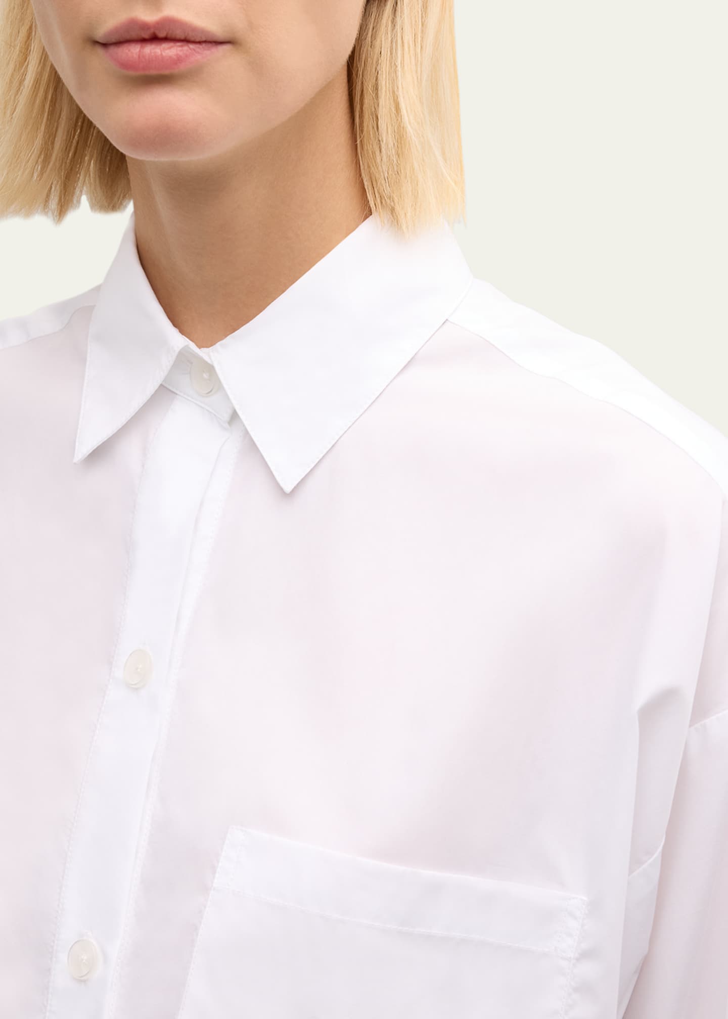 TWP Soon To Be Ex Superfine Cotton Button-Front Shirt - Bergdorf