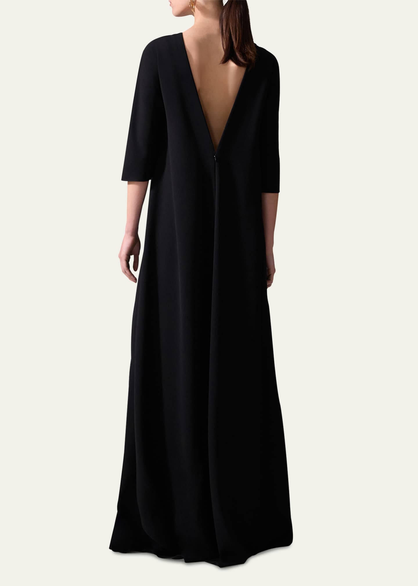 Carolina Herrera High Waist Wide Leg Pleated Pant W/Waistband Image 3 of 3