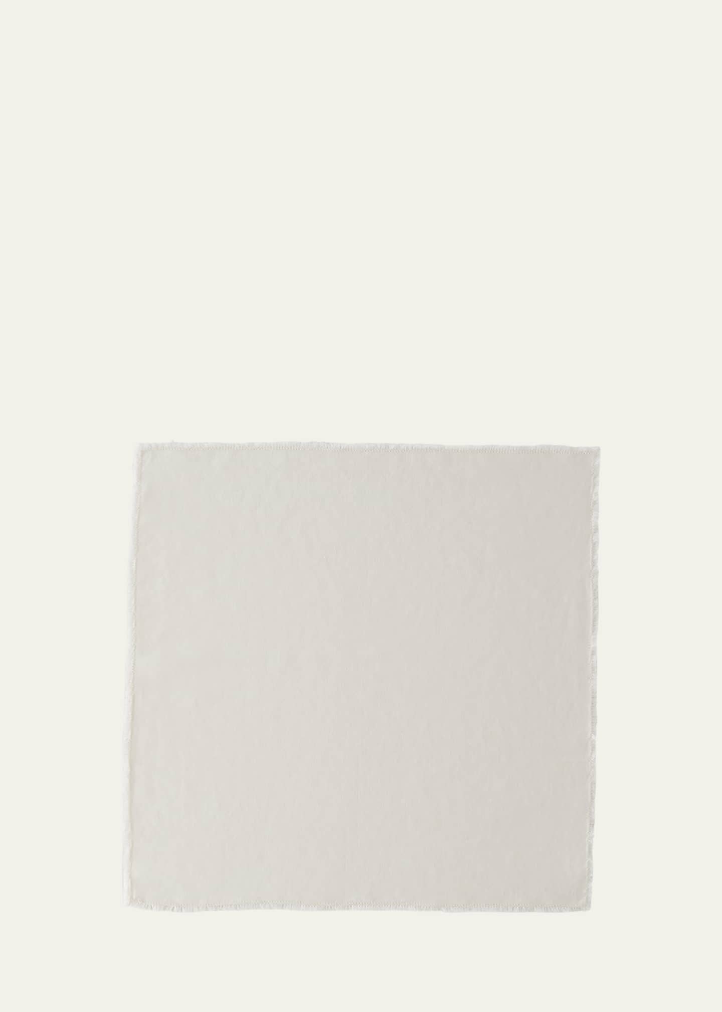 Le Reve d'Anfu Ruffles Linen Napkin, 22" Square Image 1 of 2
