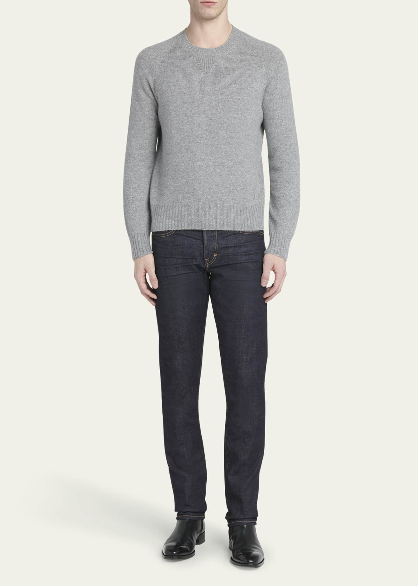 TOM FORD Men's Seamless Cashmere Crewneck Sweater - Bergdorf