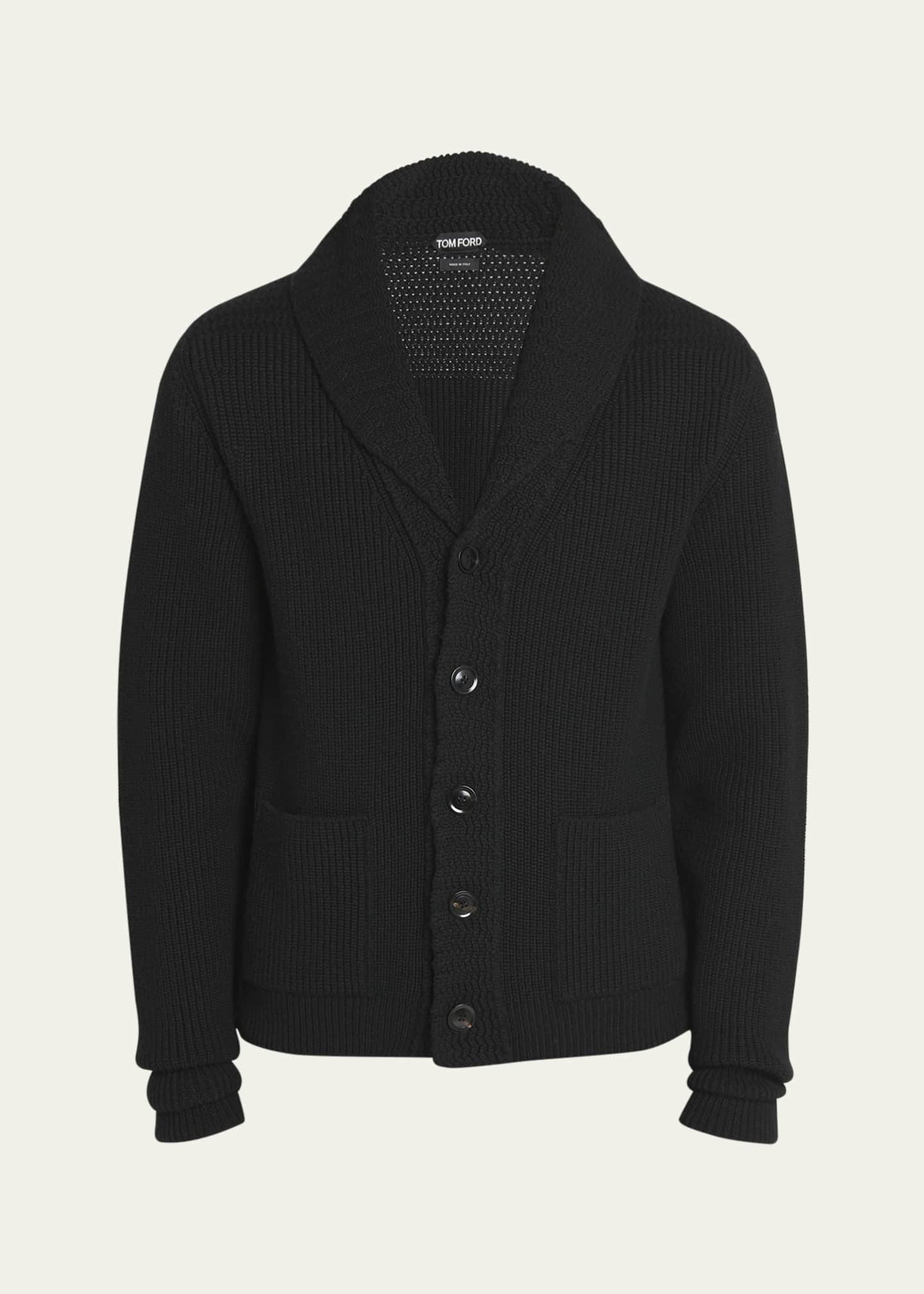 TOM FORD Men's Wool Knit Cardigan Sweater Image 1 of 5