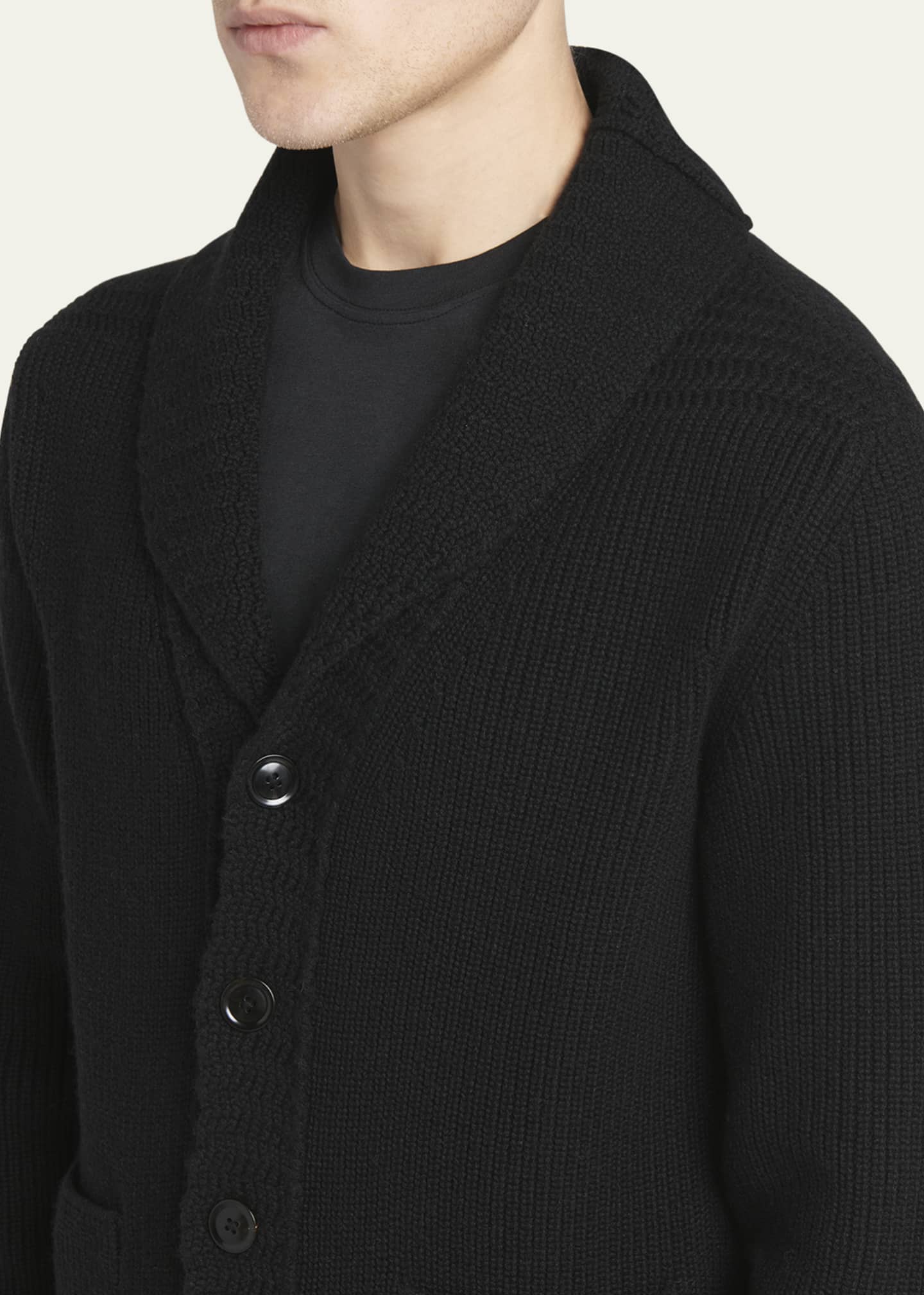 TOM FORD Men's Wool Knit Cardigan Sweater Image 5 of 5
