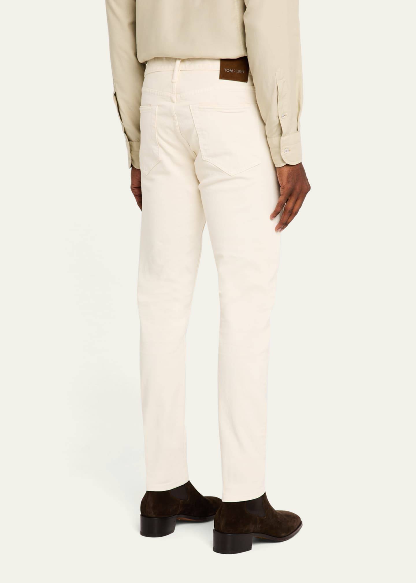 TOM FORD Men's Twill Slim Fit Five-Pocket Pants - Bergdorf Goodman