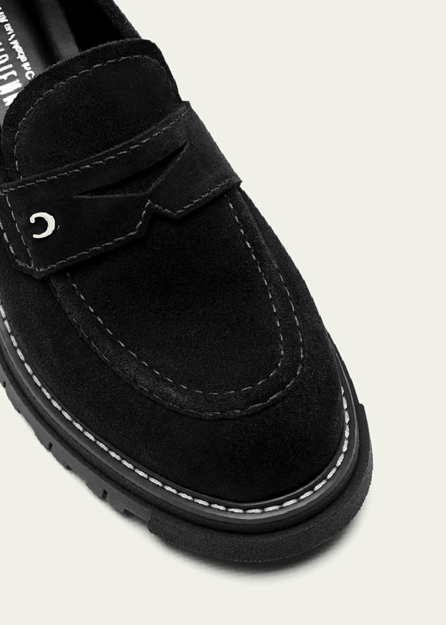 La Canadienne Dillon Suede Penny Loafers Image 2 of 2