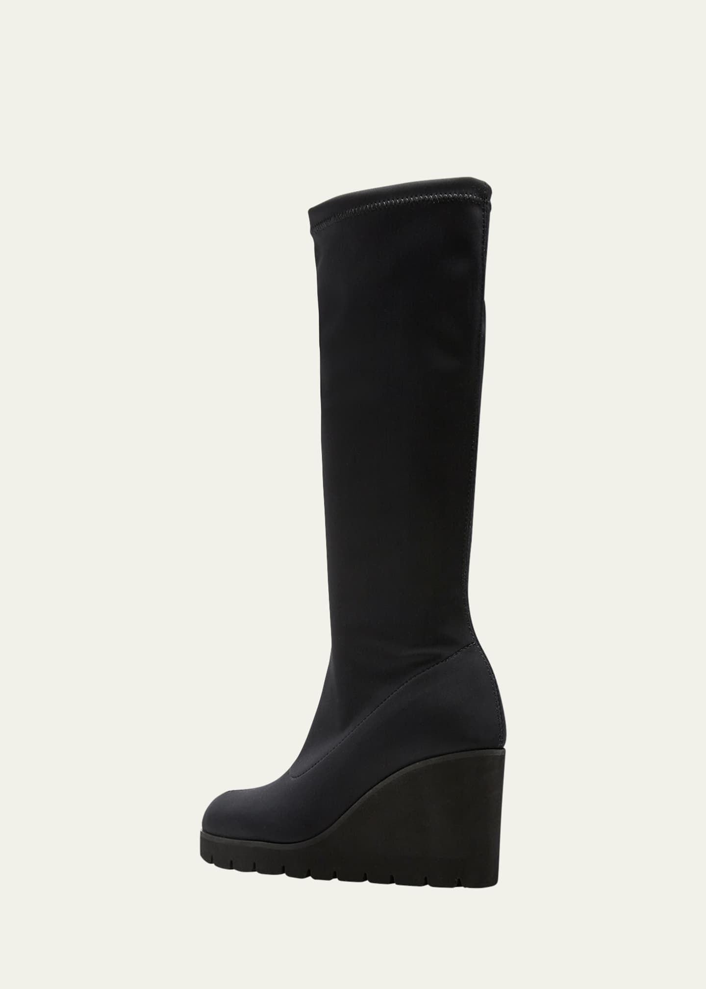 La Canadienne Getup Stretch Wedge Knee Boots Image 3 of 3