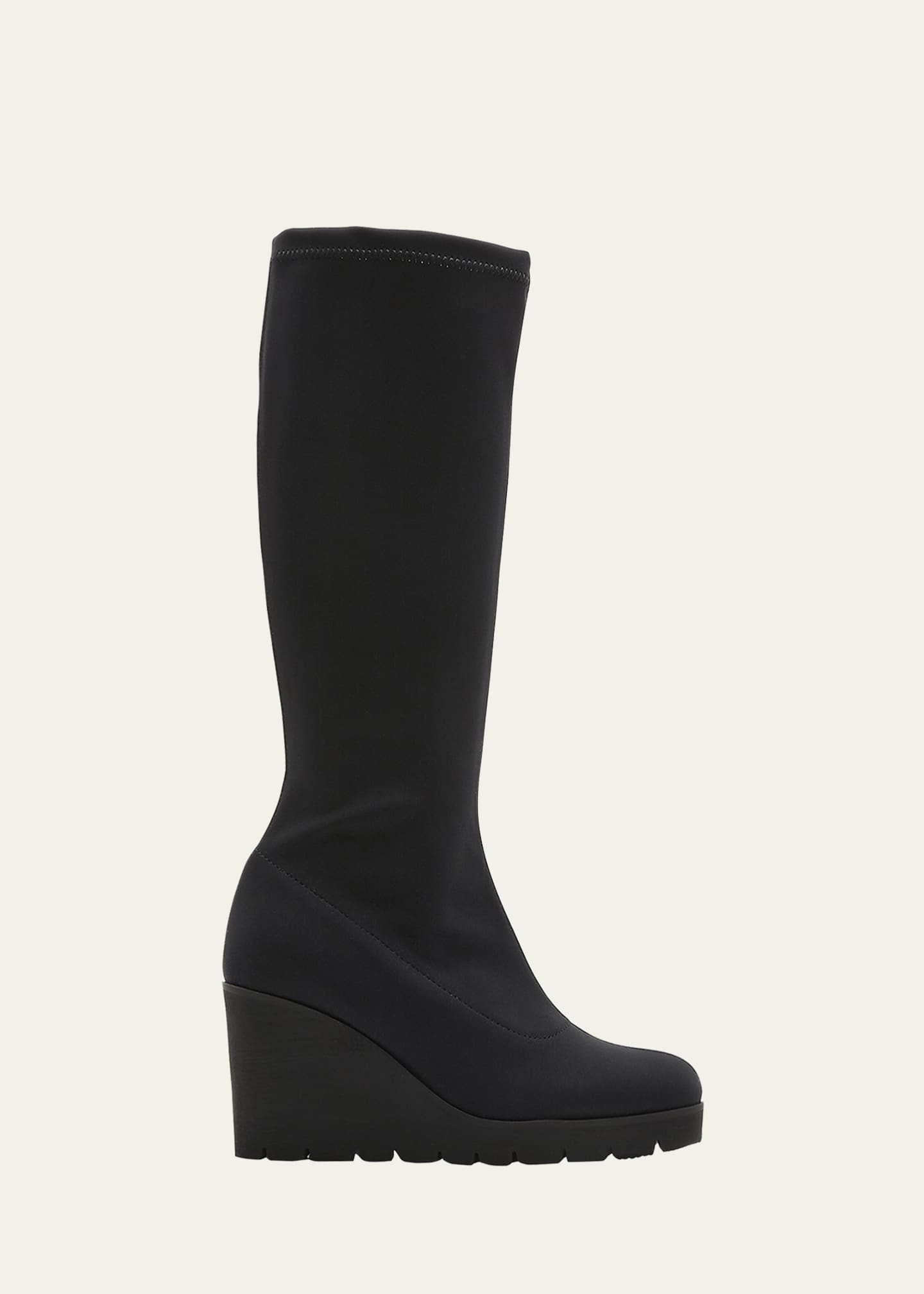 La Canadienne Getup Stretch Wedge Knee Boots Image 1 of 3