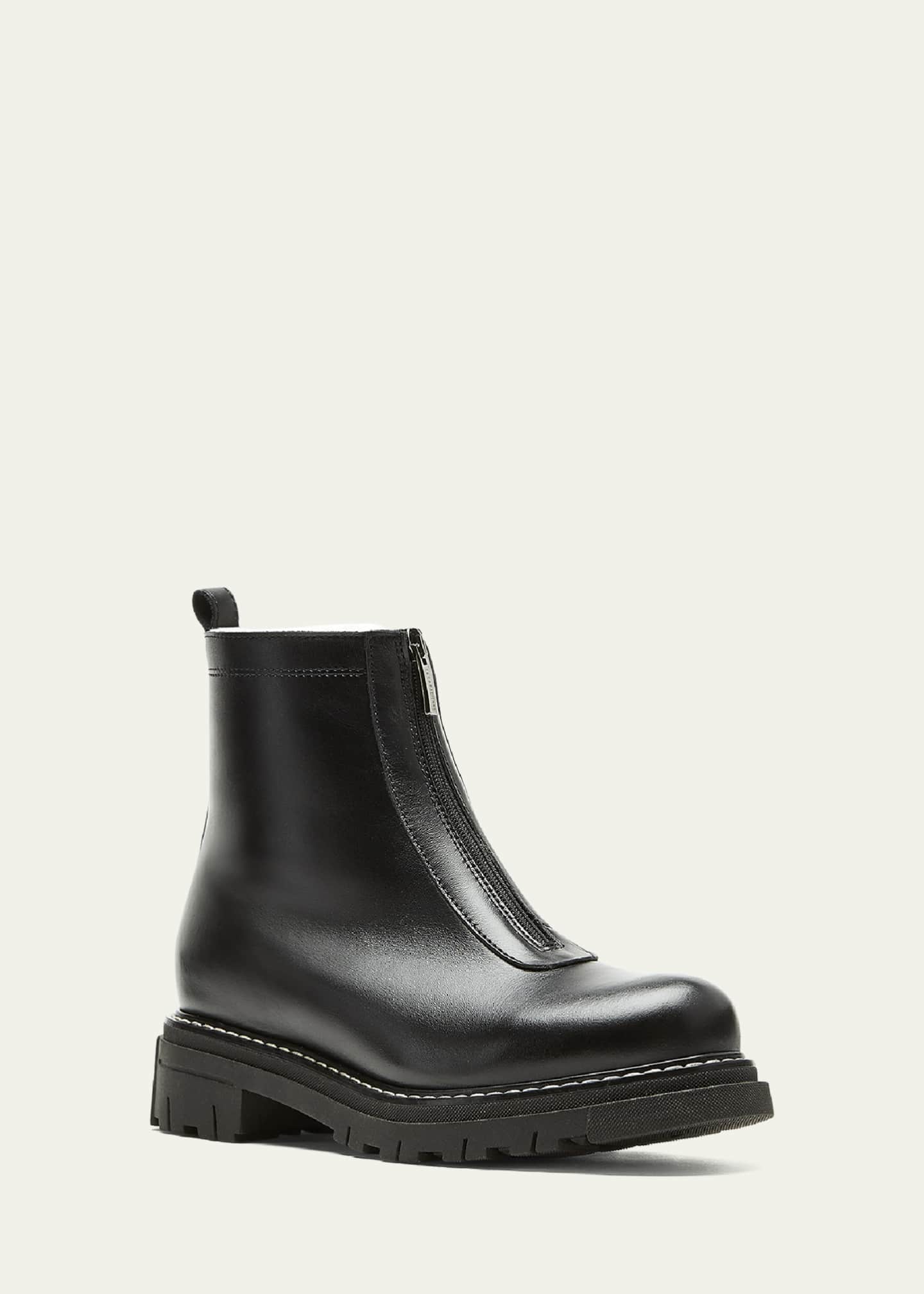 La Canadienne Deon Leather Zip-Up Ankle Booties Image 2 of 4