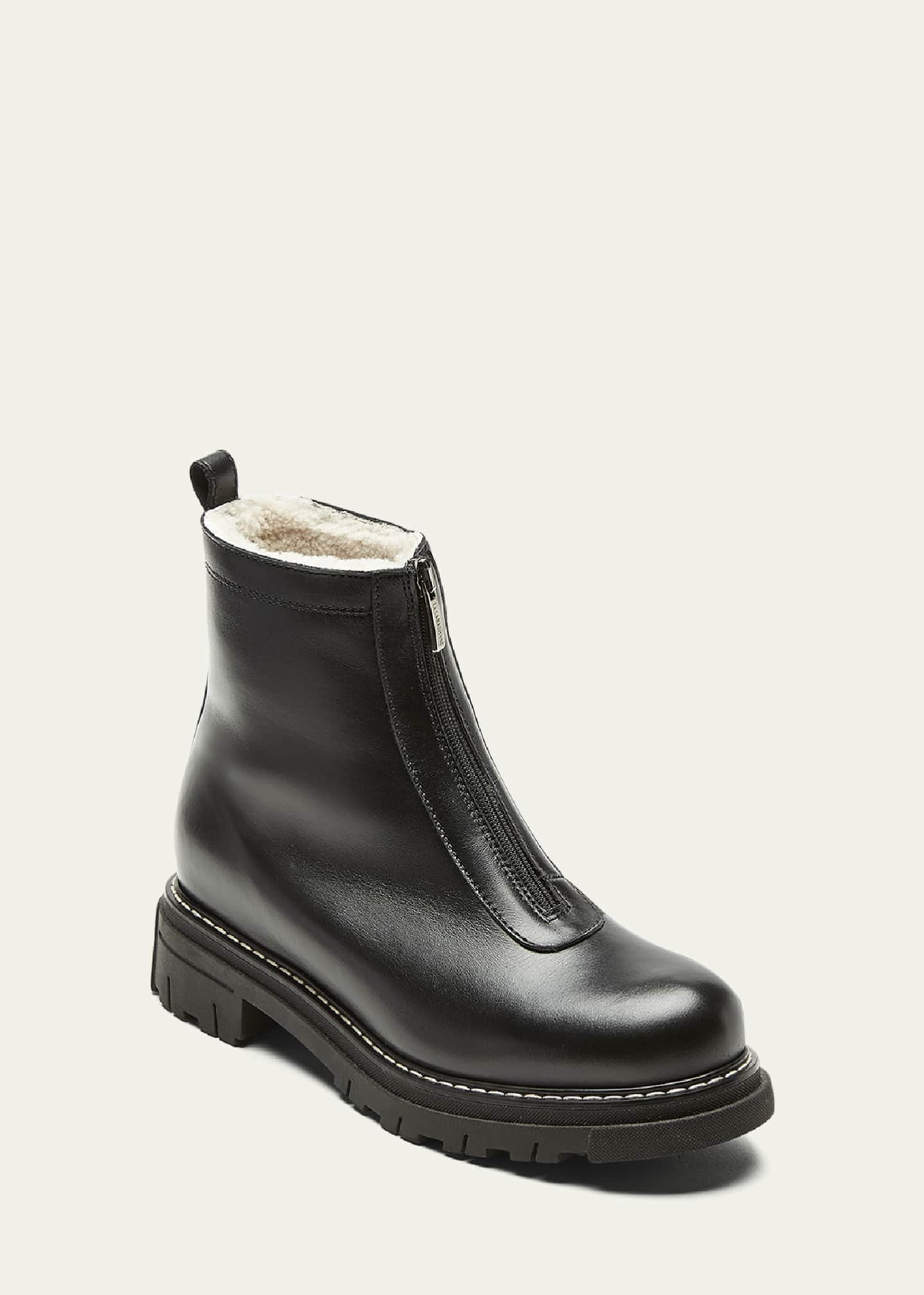 La Canadienne Deon Leather Zip-Up Ankle Booties Image 4 of 4