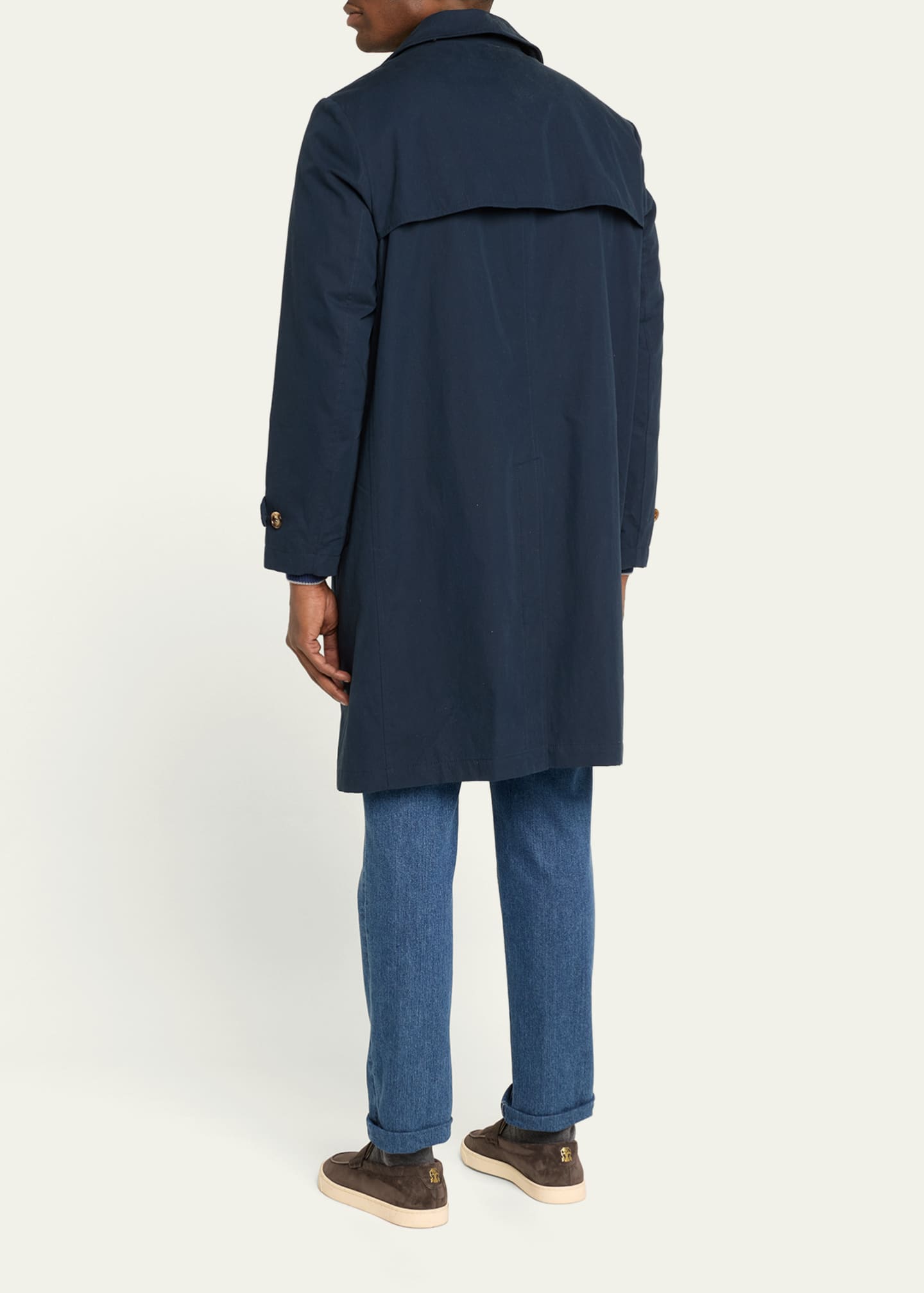 Brunello Cucinelli Men's Water-Resistant Raglan Jacket Image 3 of 5