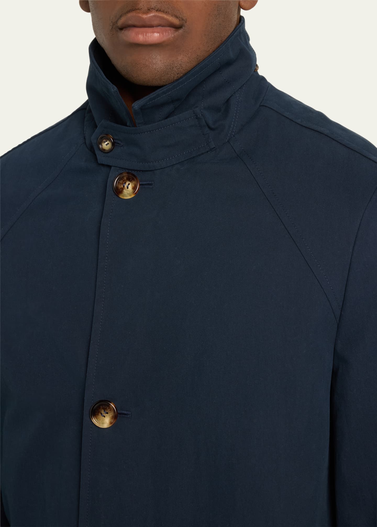 Brunello Cucinelli Men's Water-Resistant Raglan Jacket Image 5 of 5