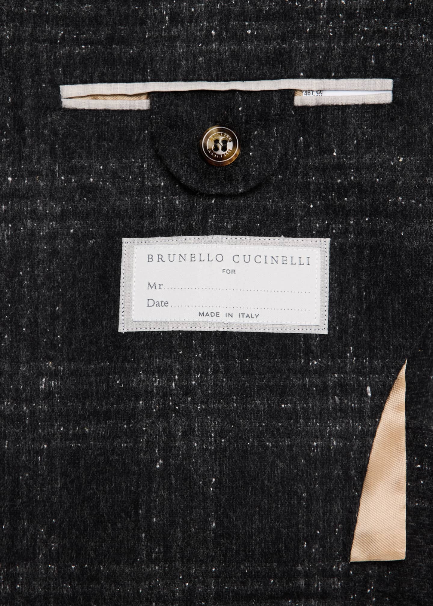 Brunello Cucinelli Men's Speckled Check Suit Image 7 of 8