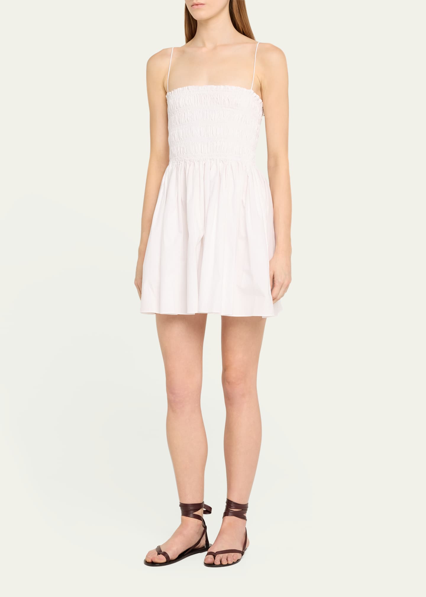 Matteau Shirred Bodice Mini Dress Image 4 of 5