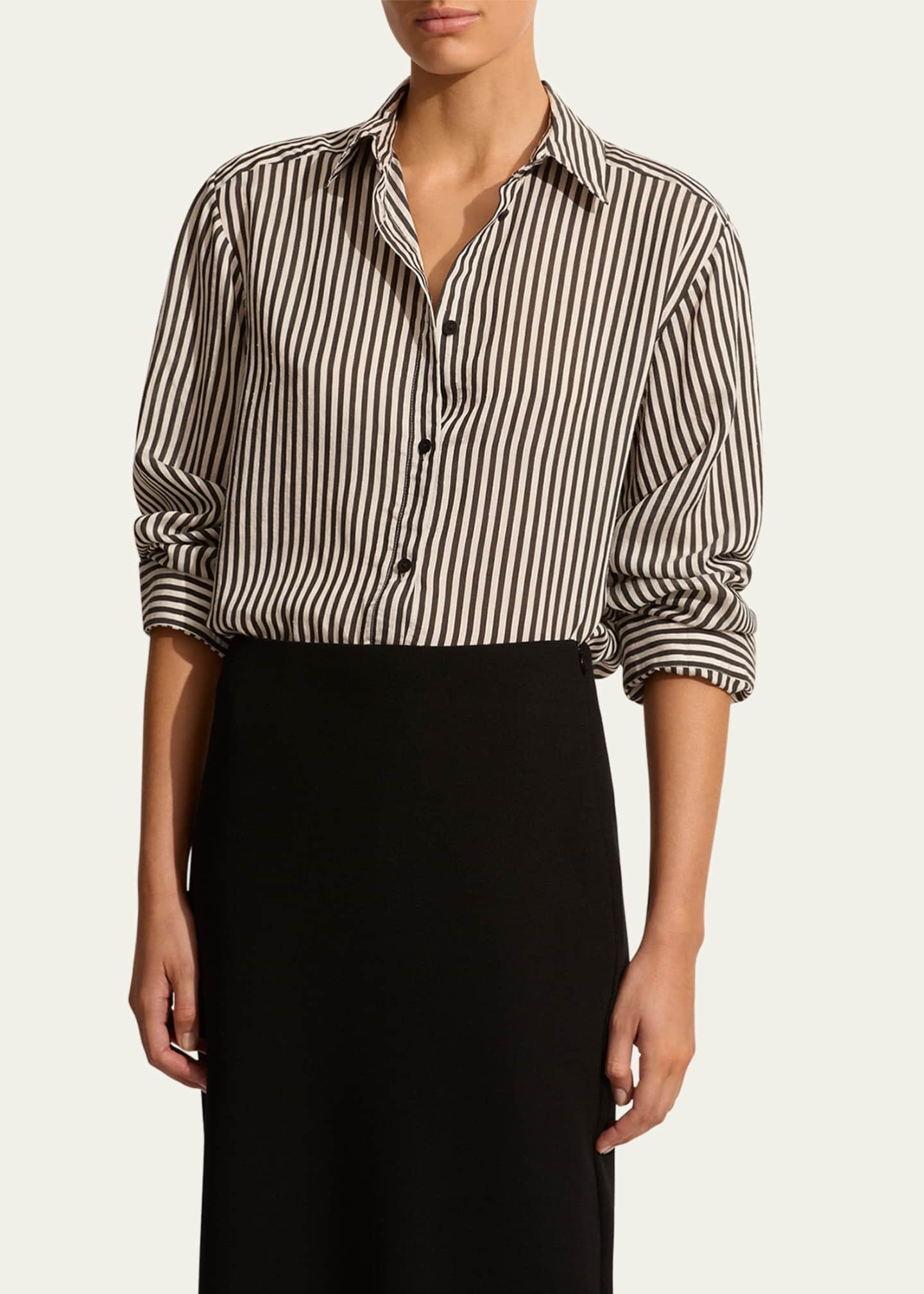 Matteau Crepe Column Midi Skirt Image 4 of 5