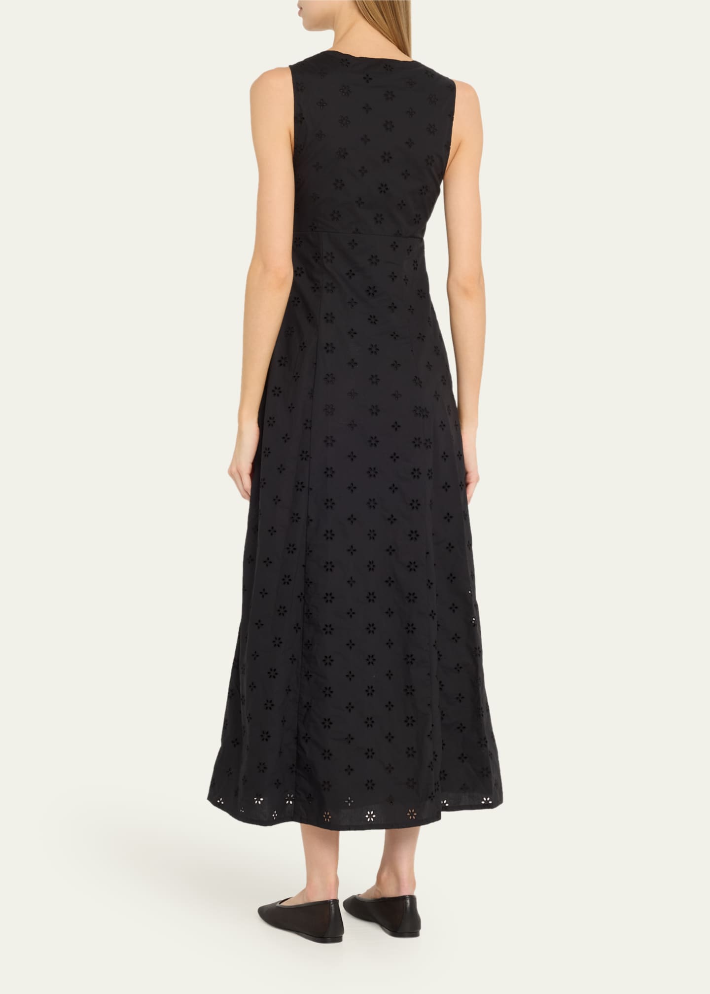 Matteau Broderie Plunge Maxi Dress Image 3 of 5