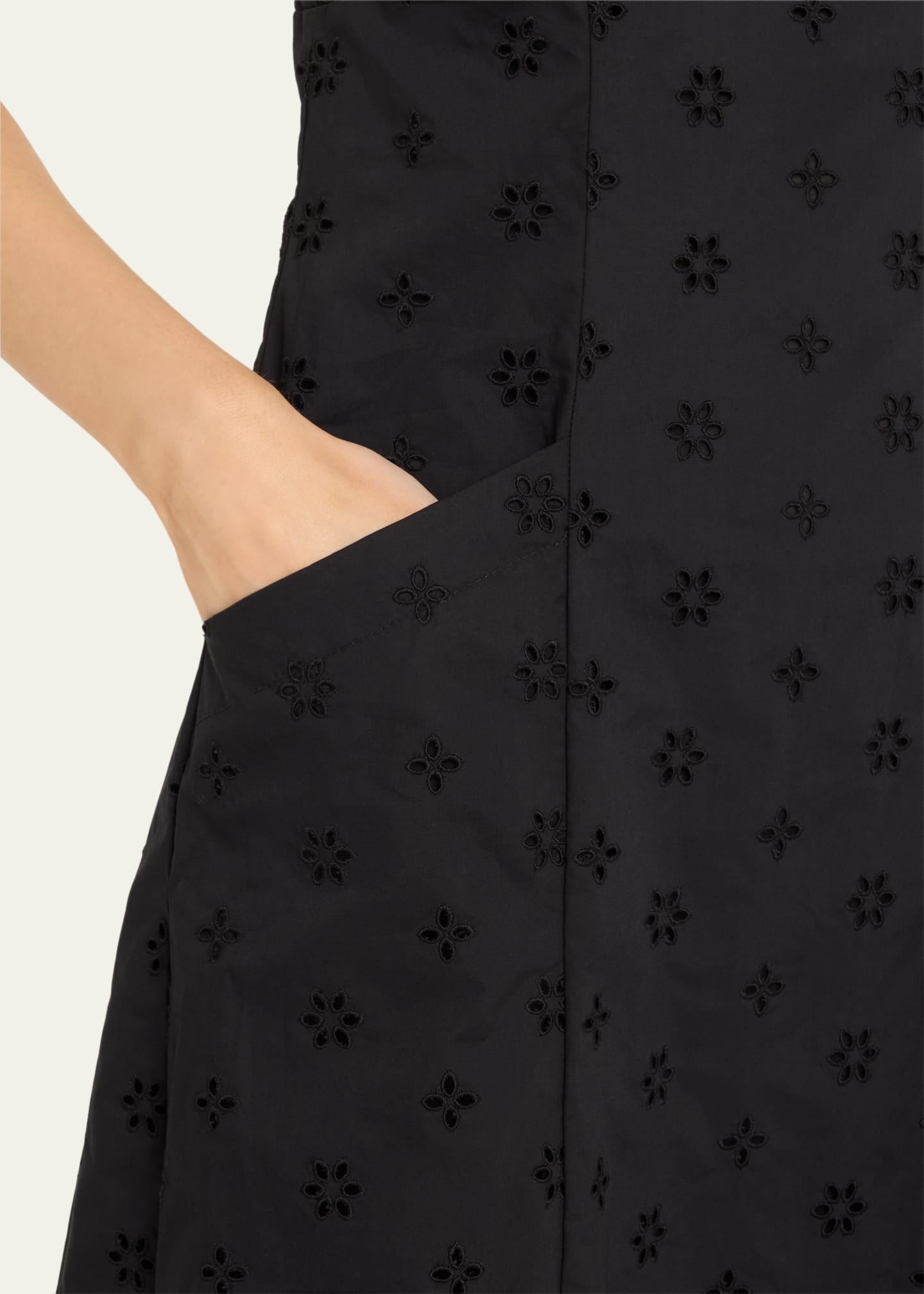 Matteau Broderie Plunge Maxi Dress Image 5 of 5