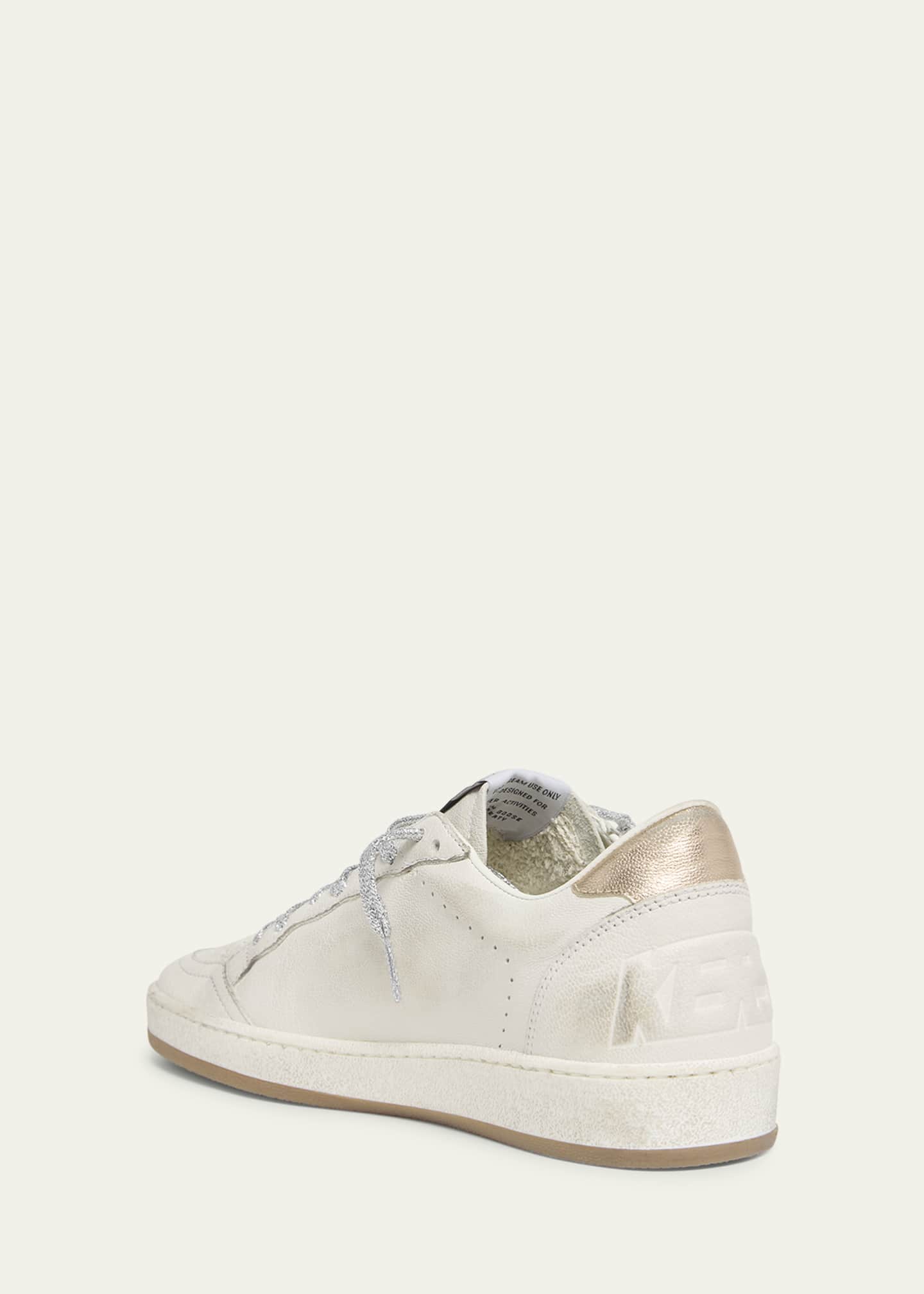 Ballstar Mixed Leather Low-Top Sneakers