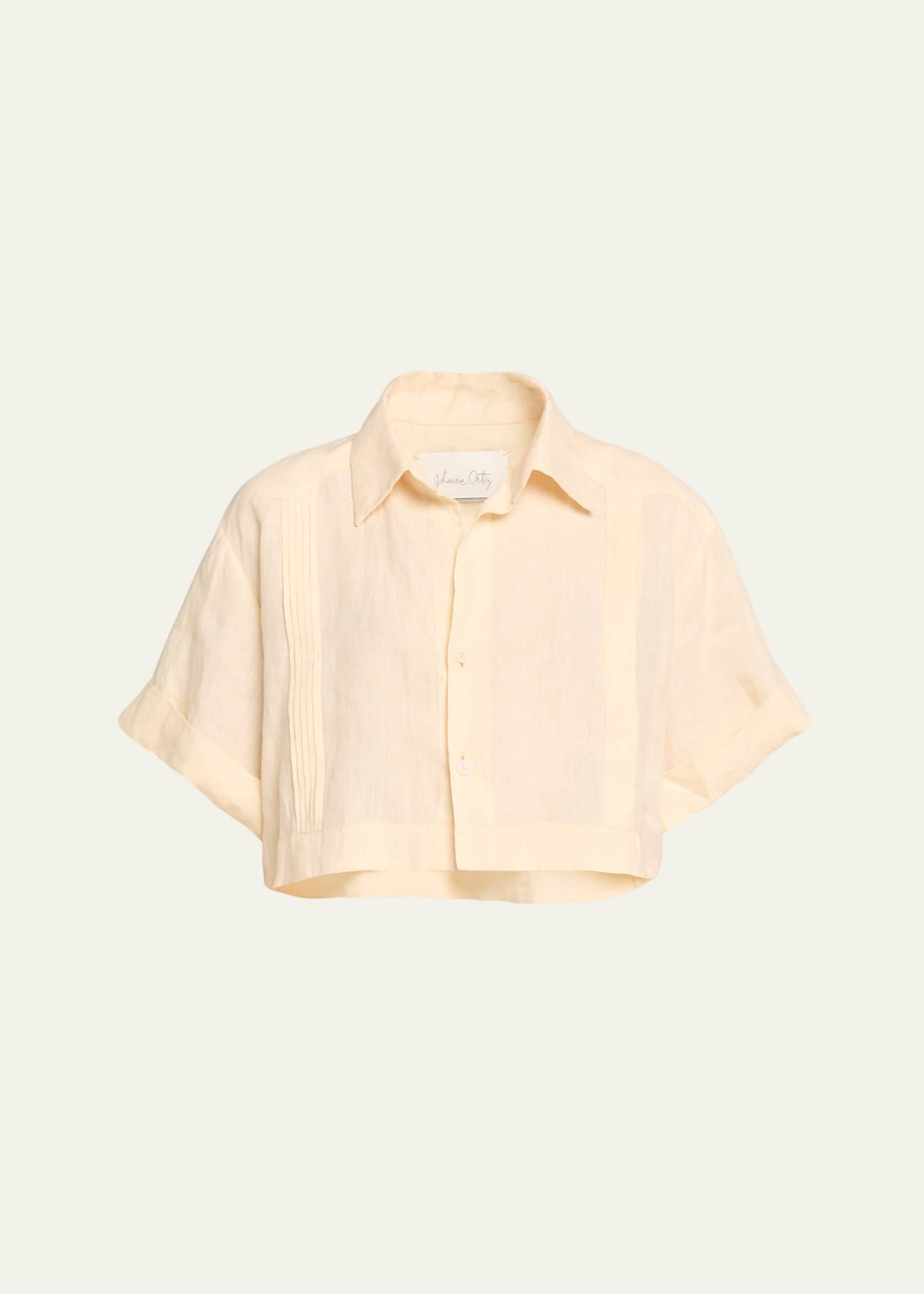 Johanna Ortiz Cloud Forest Linen Shirt Image 1 of 5