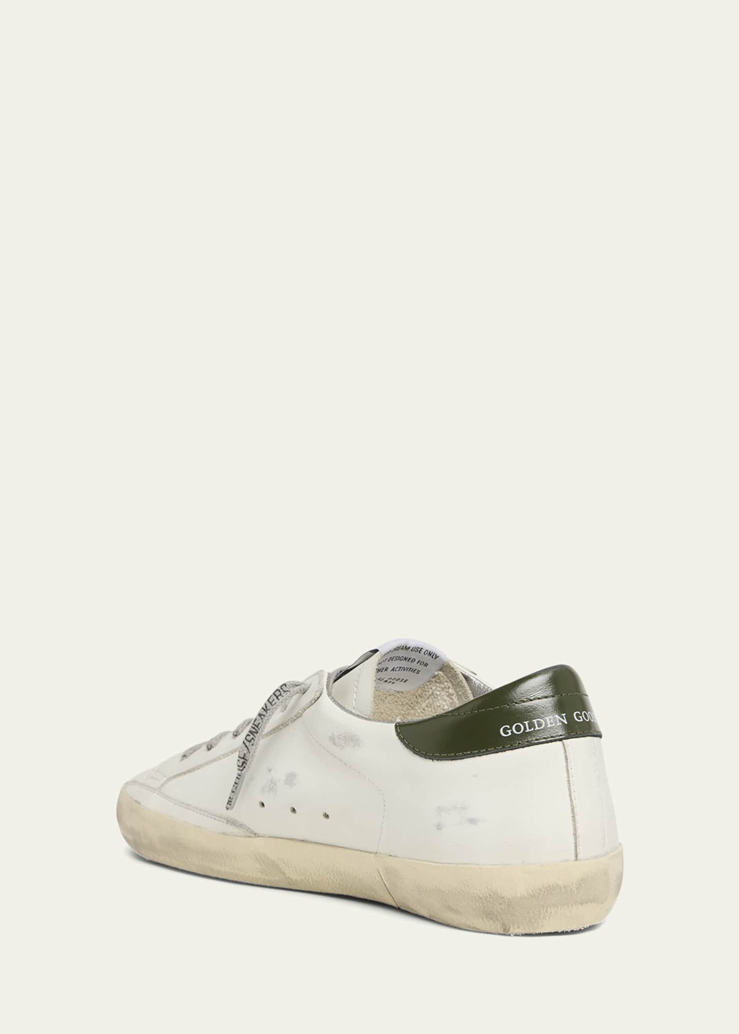 Superstar Mixed Leather Low-Top Sneakers