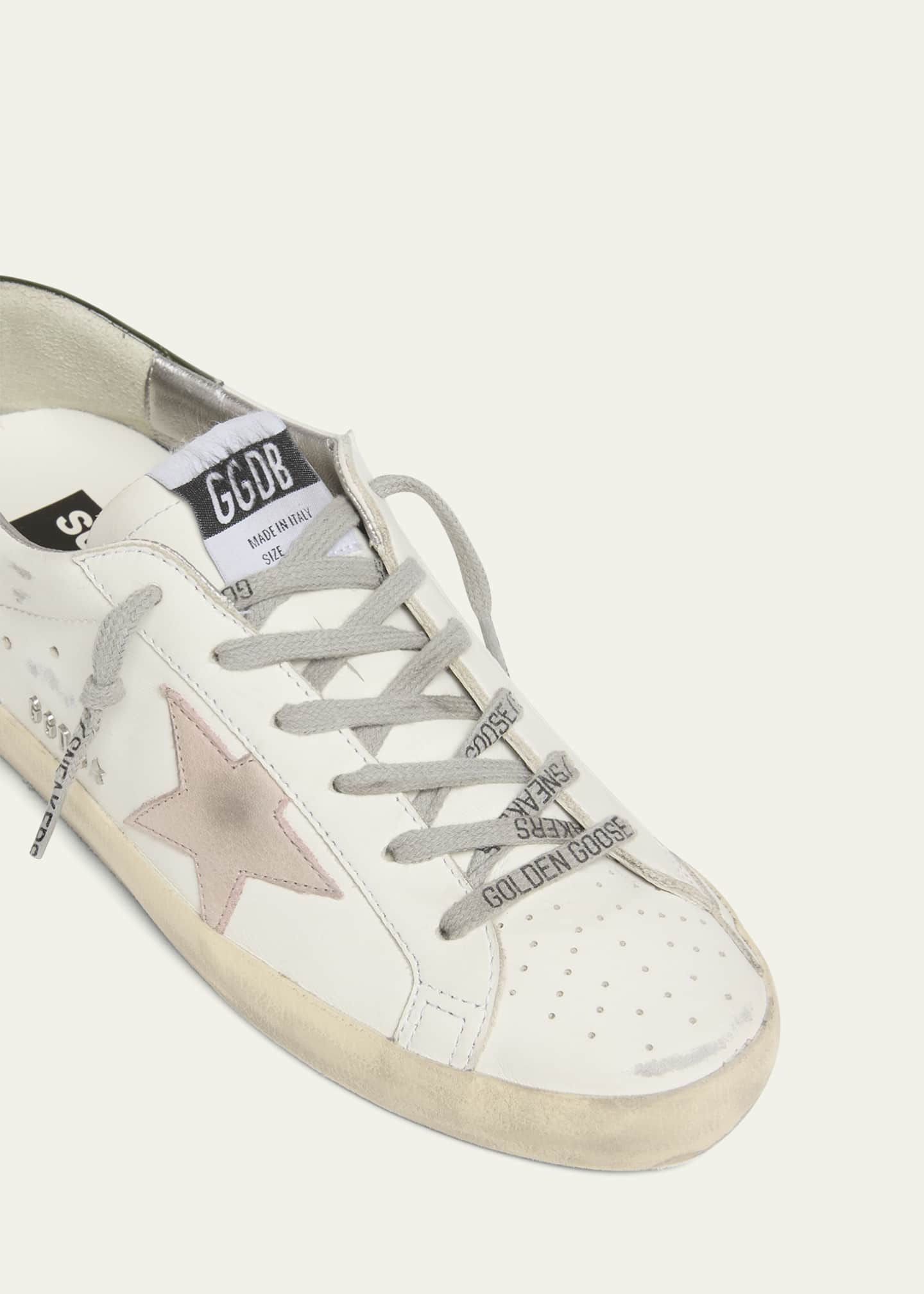 Superstar Mixed Leather Low-Top Sneakers