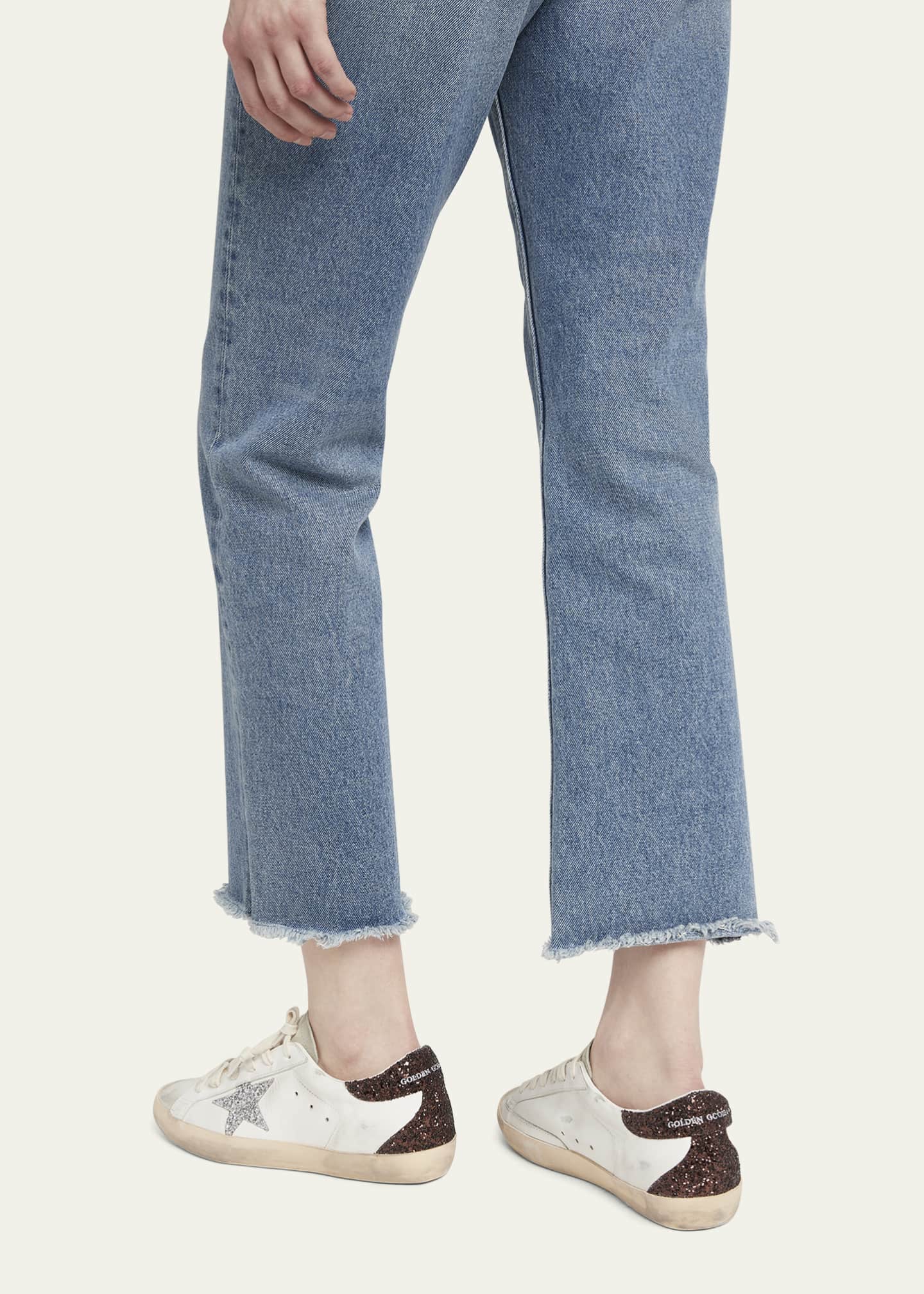 Superstar Glitter Leather Low-Top Sneakers