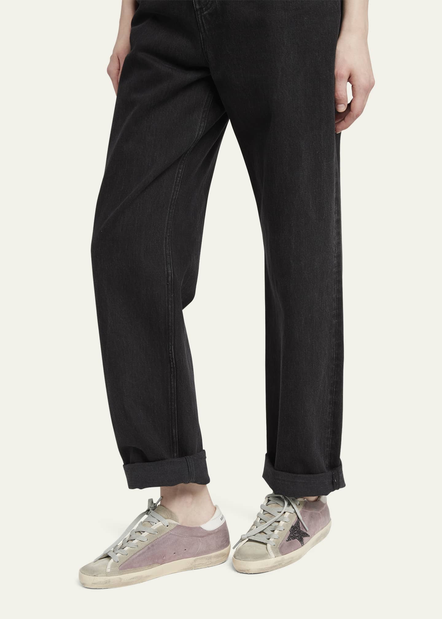 Superstar Glitter Suede Low-Top Sneakers