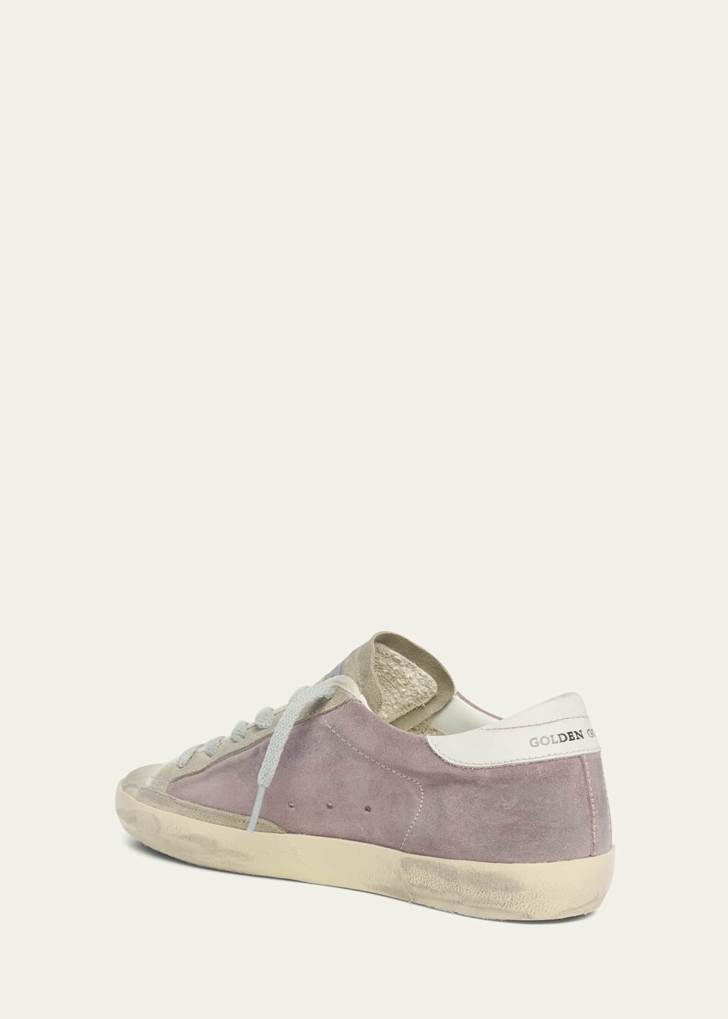 Superstar Glitter Suede Low-Top Sneakers