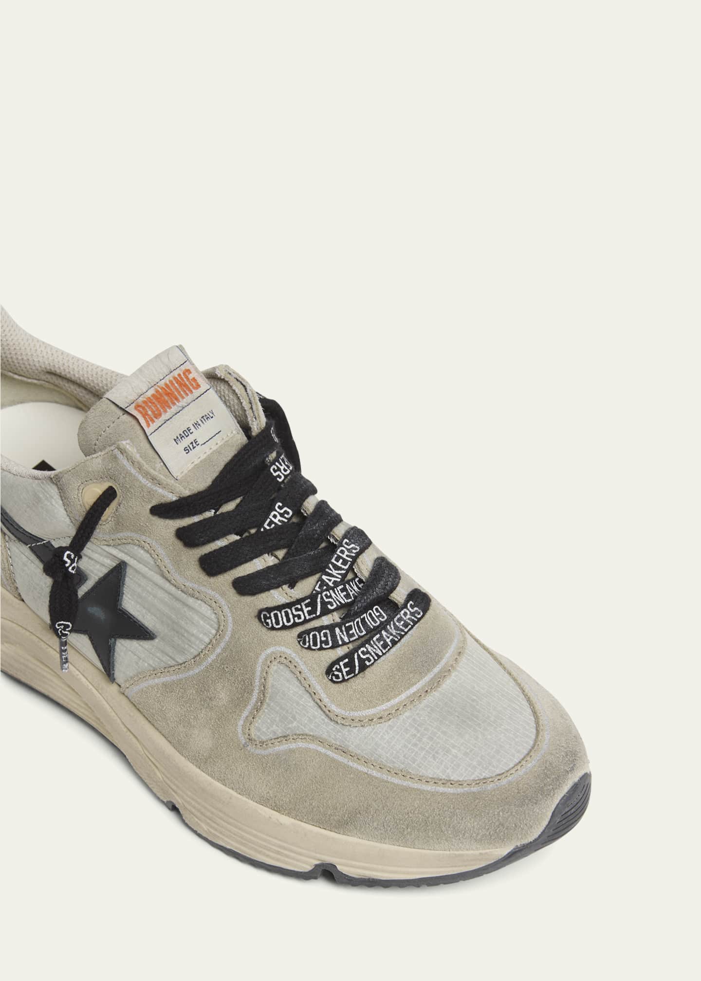 Golden Goose Running Sole Mixed Leather Sneakers Image 5 of 5