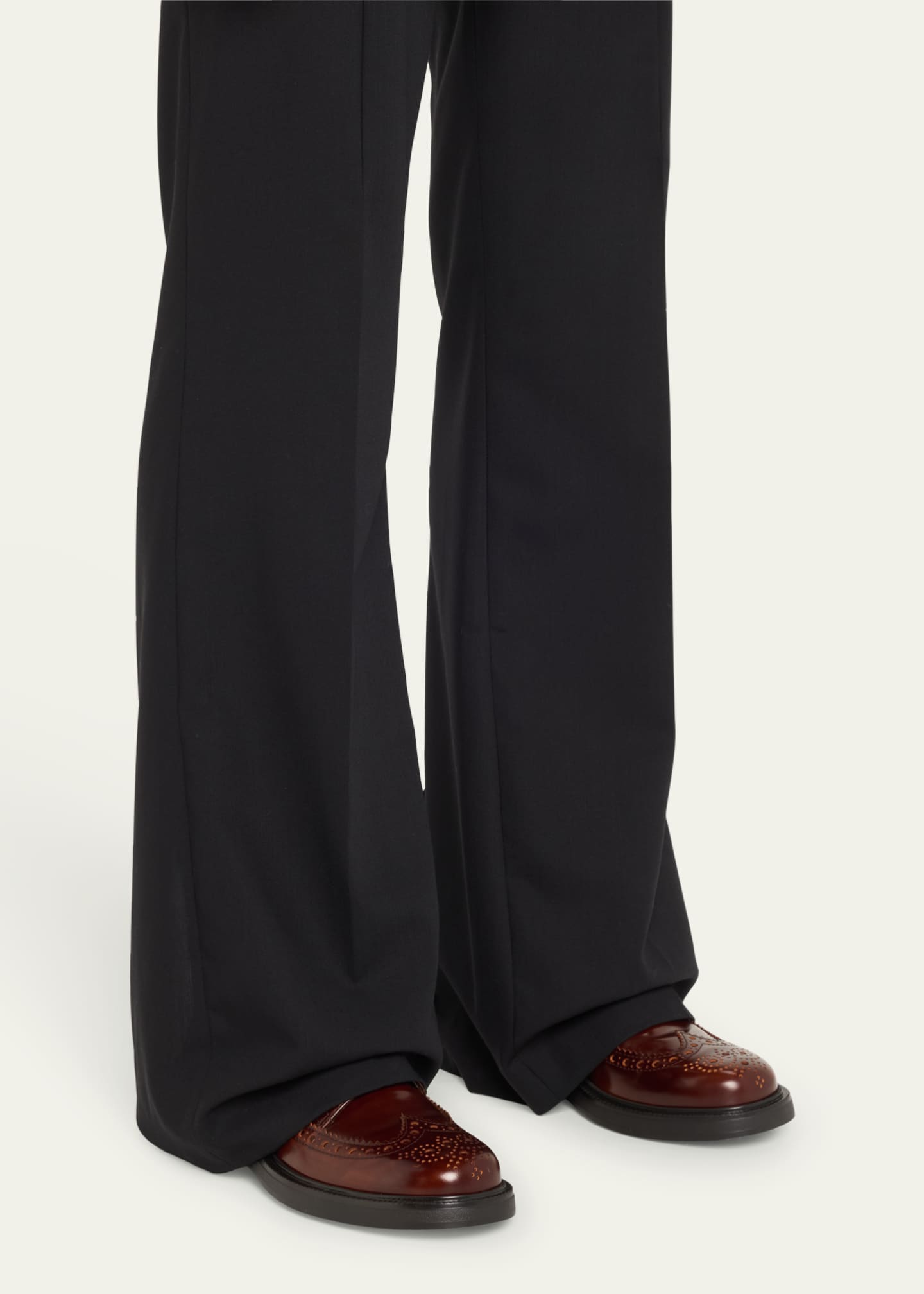 Tod's Gomma Leather Wing-Tip Oxford Loafers Image 2 of 5